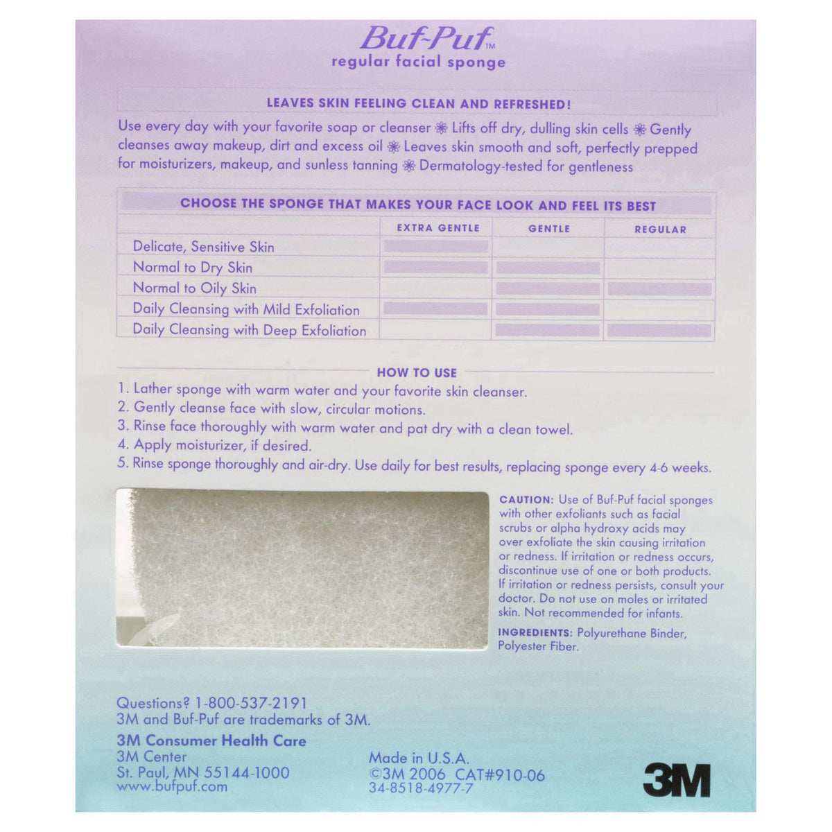 Buf-Puf – Bath Sponges on display