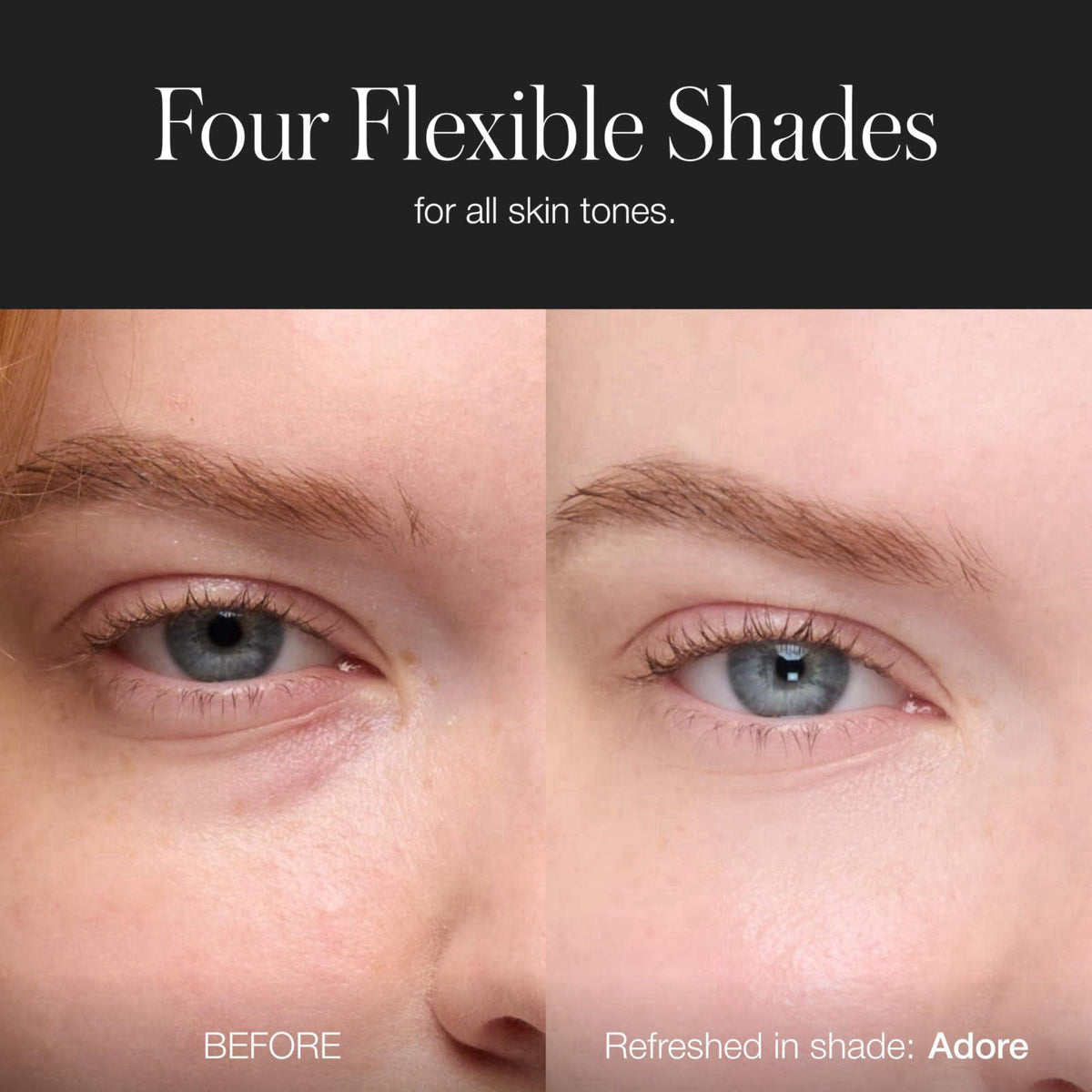 RMS Beauty ReFresh Eye Brightener SPF 30 Under Eye Corrector, 0.5 oz – close-up detail in Adore