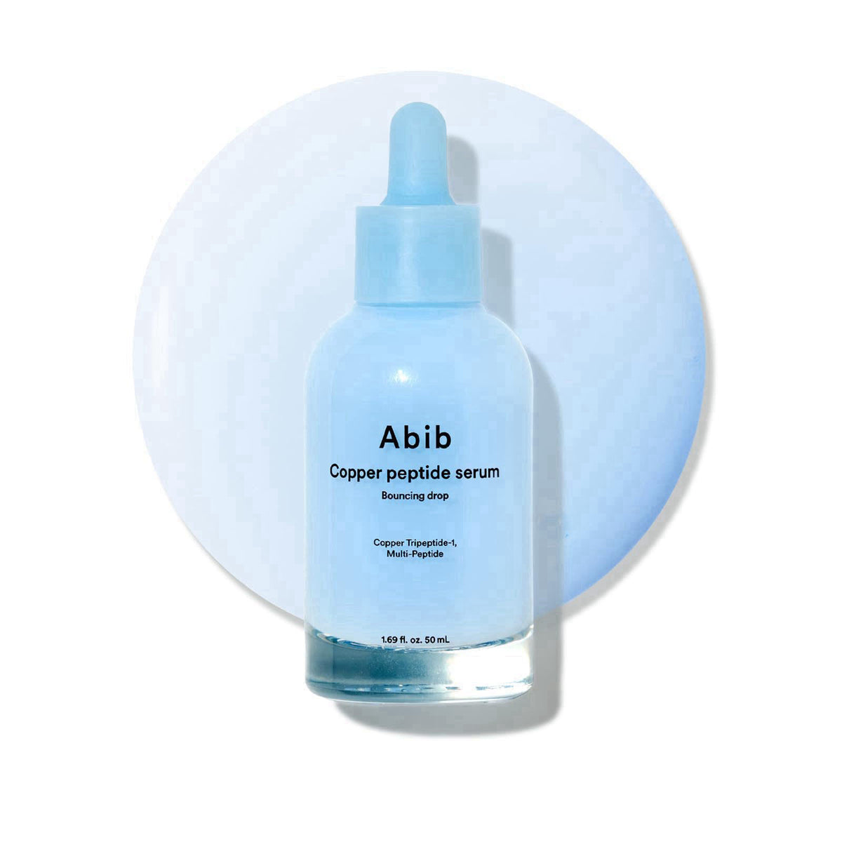Abib Copper Peptide Serum Bouncing Drop – GHK-Cu Peptide, Argireline & Matrixyl Face Serum for Firm, Plum Skin Glow, Ela