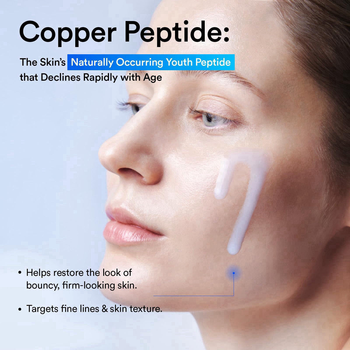 Abib Copper Peptide Serum Bouncing Drop – GHK-Cu Peptide, Argireline & Matrixyl Face Serum for Firm, Plum Skin Glow, Ela