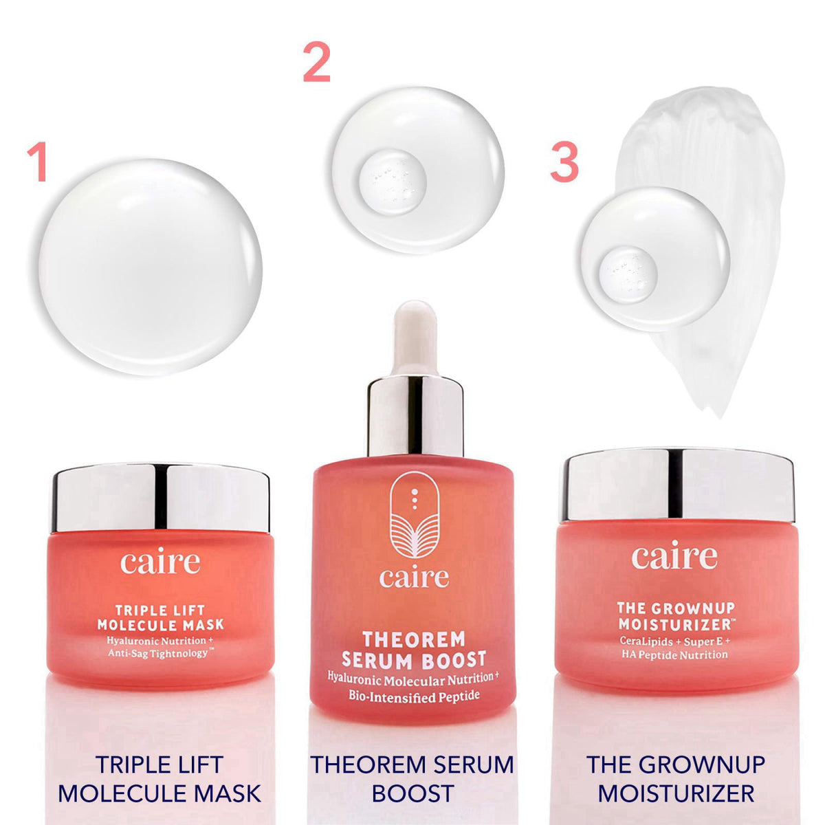 Caire 'Own Your Age' Hyaluronic Acid Collagen Serum, 15ml – packaging and label