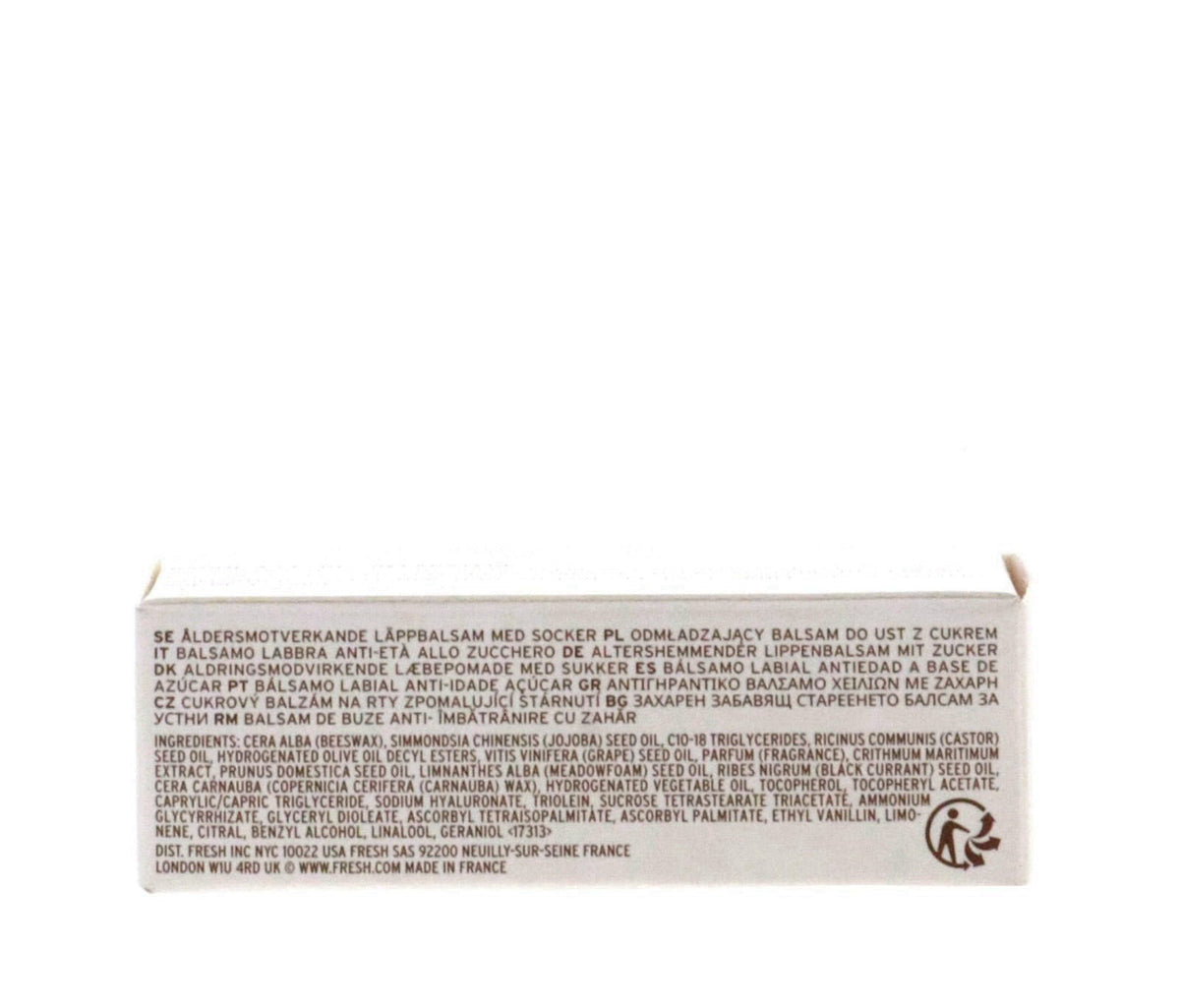 Fresh Sugar Lip Treatment Advanced Therapy, 0.15 Ounce – back view and specifications