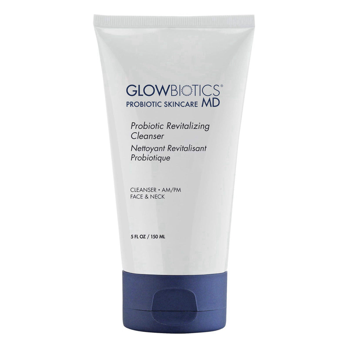 Glowbiotics Probiotic Revitalizing Cleanser - Anti-Aging Face Wash with Peptides - 5 oz - Hydrating Gel for Hormonal, Dr