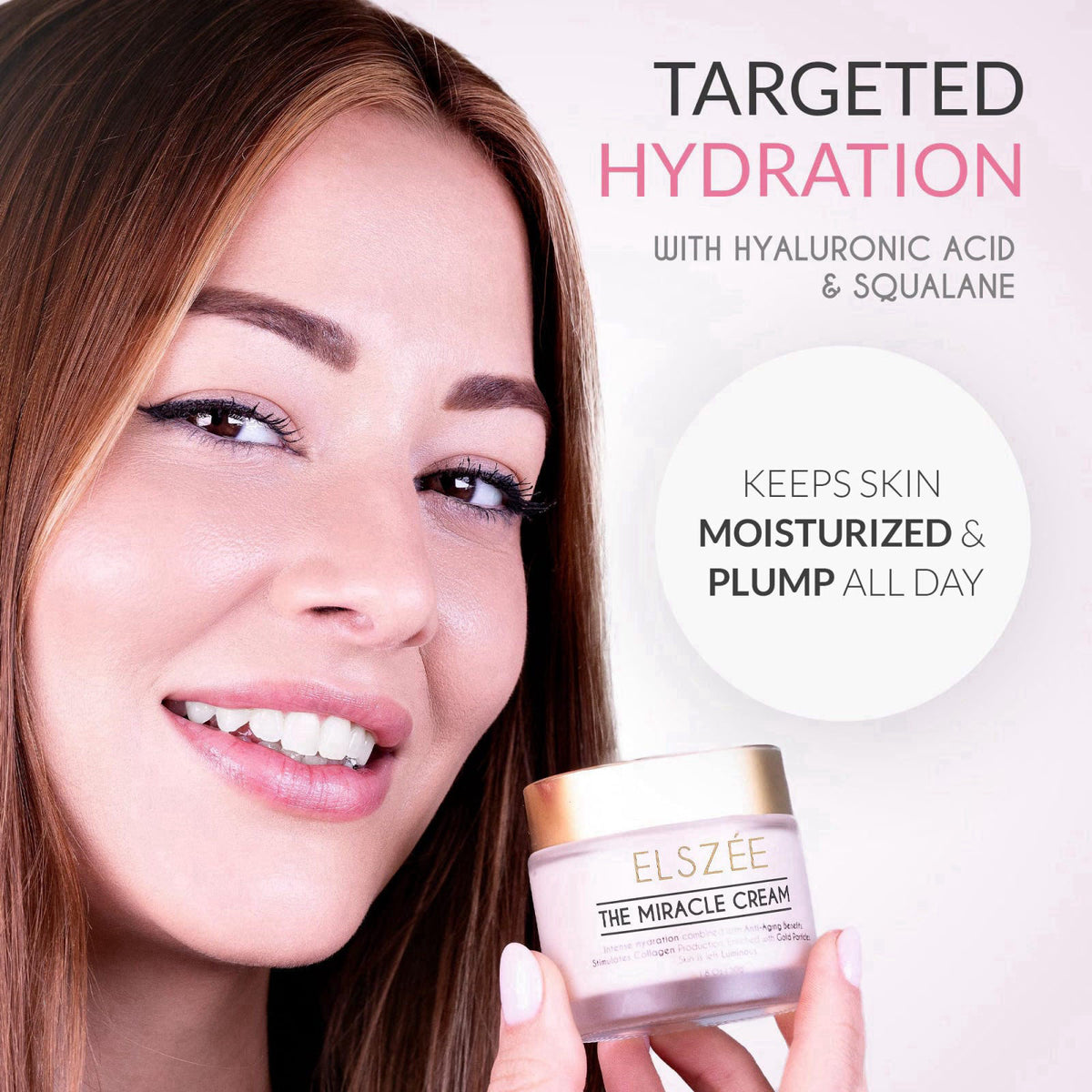 ELSZEE ELSZÉE The Miracle Cream - Anti-Aging Face & Neck Cream with Gold Particles | Intense Hydration & Wrinkle Repair 
