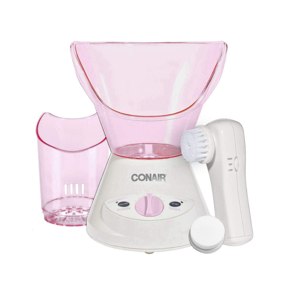 True Glow by Conair Gentle Mist Moisturizing Facial Steamer with Cleansing Brush – product photo (Facial Steamers)