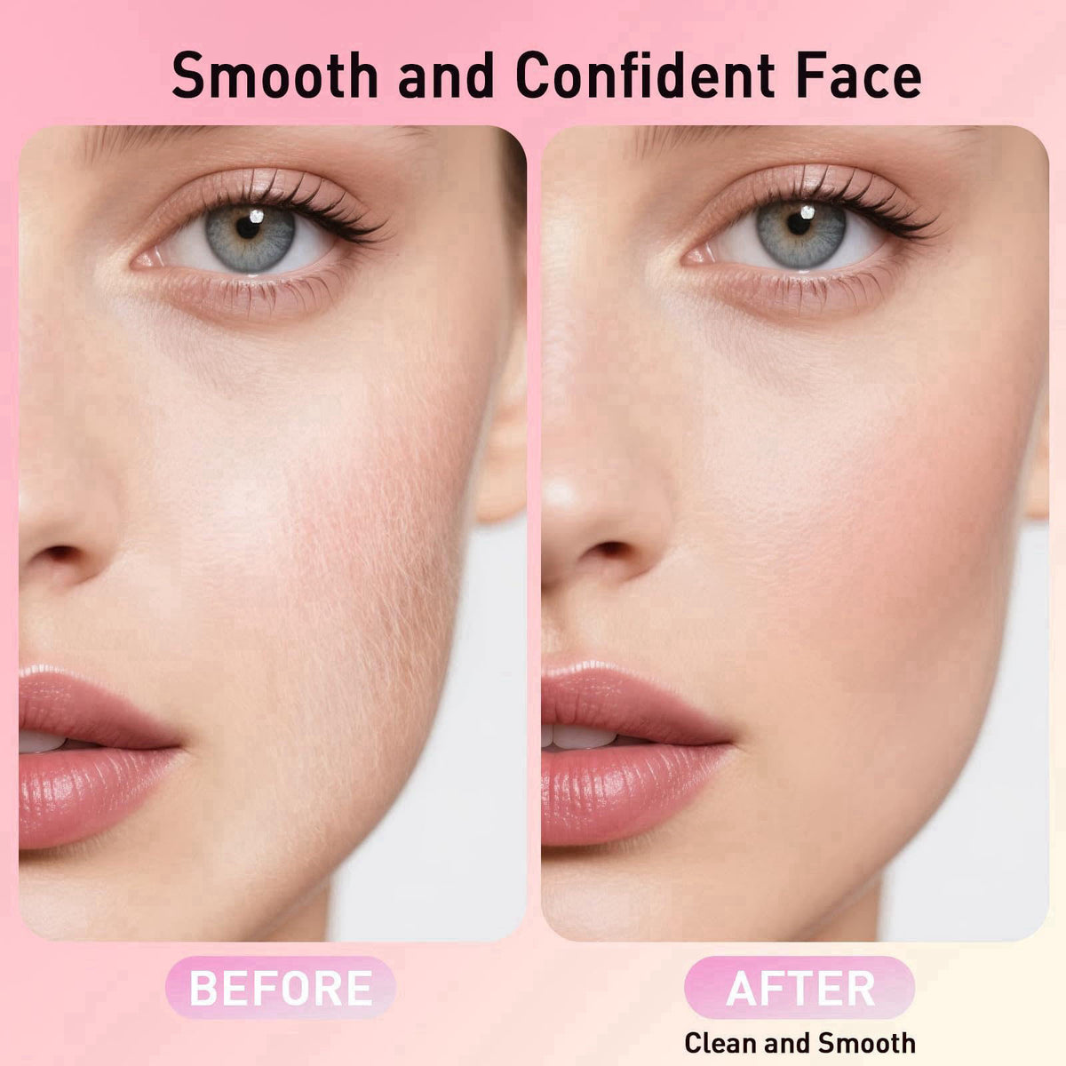 Dermaplane Razor for Women Face, Dermaplaning Tool for Face with LED Light – packaging and label