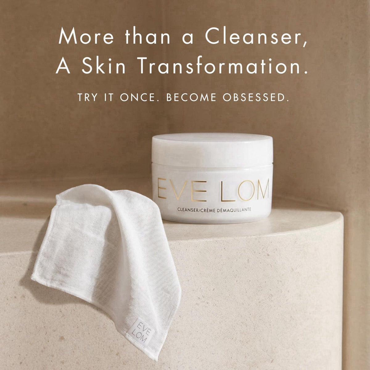 EVE LOM The Original Balm Cleanser - Facial Cleansing Balm – packaging and label