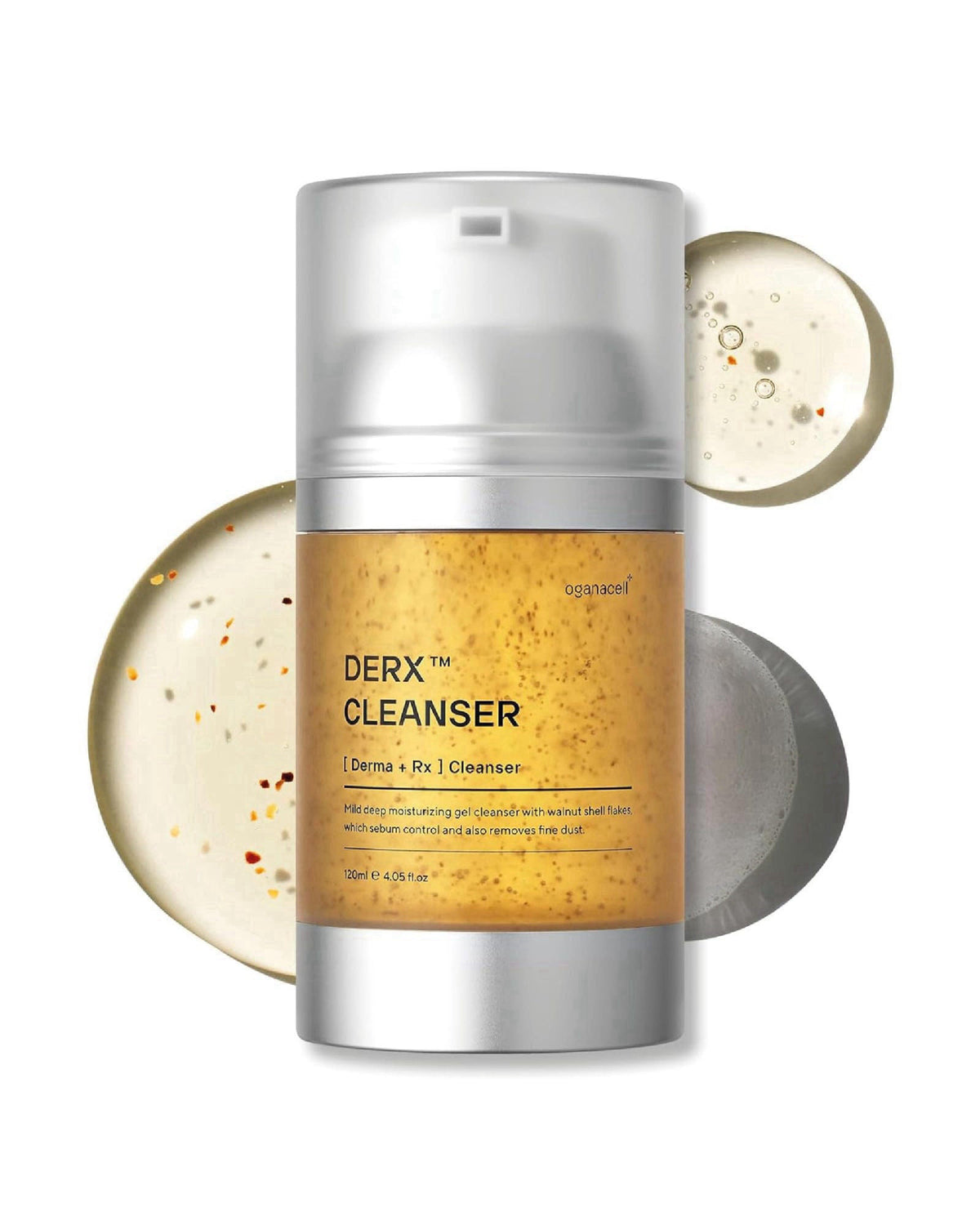 OGANA CELL Oganacell DERX Cleanser - Walnut Cleanser for Clogged Pores, Gentle Daily Exfoliant for Smooth Skin, Korean S