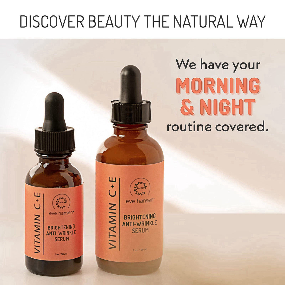 Eve Hansen – Serums on display