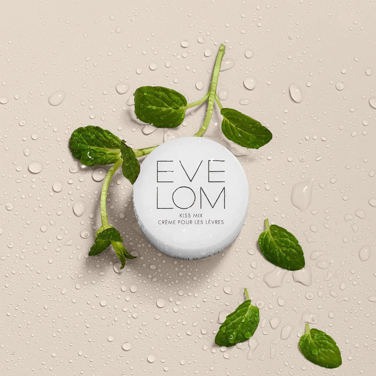 EVE LOM Kiss Mix Hydrating Lip Balm - Everyday Lip Mask for Men & Women – back view and specifications