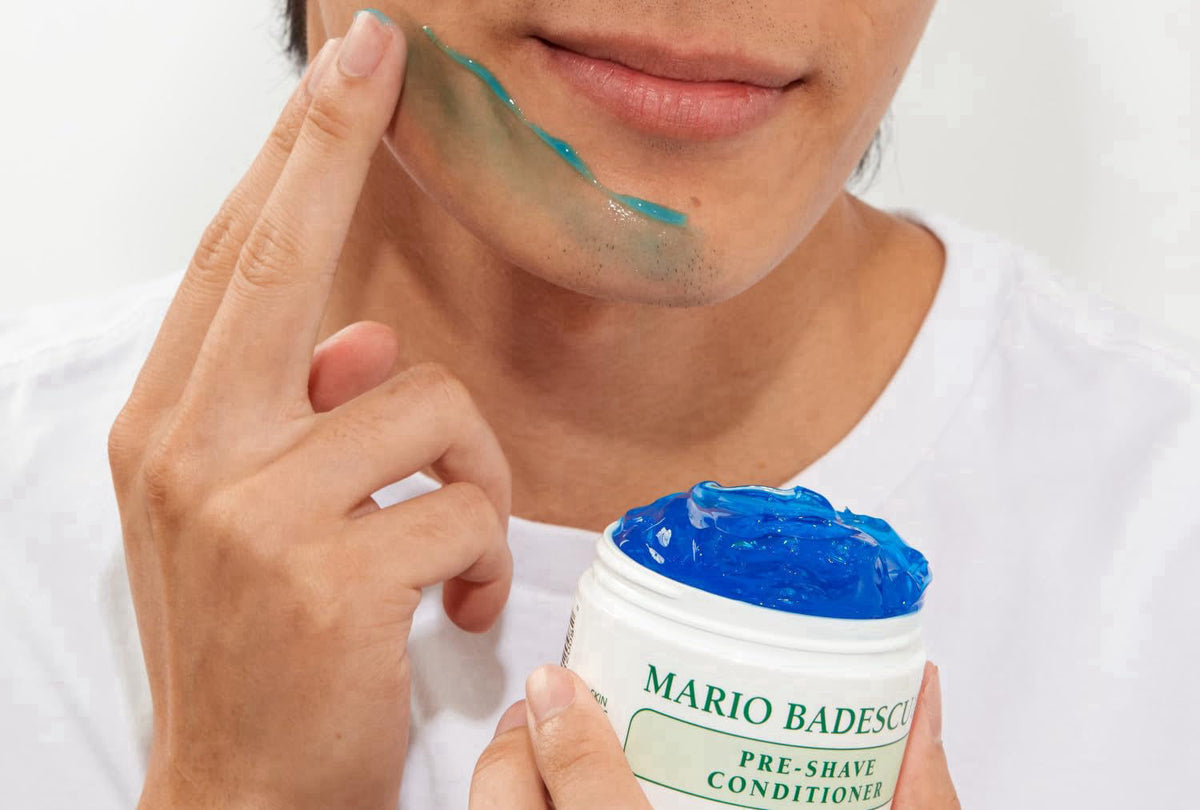 Mario Badescu Pre-Shave Conditioner - Soothing, Botanical-infused Pre Shave Gel for Your Best Shave Yet - Preps, Primes,
