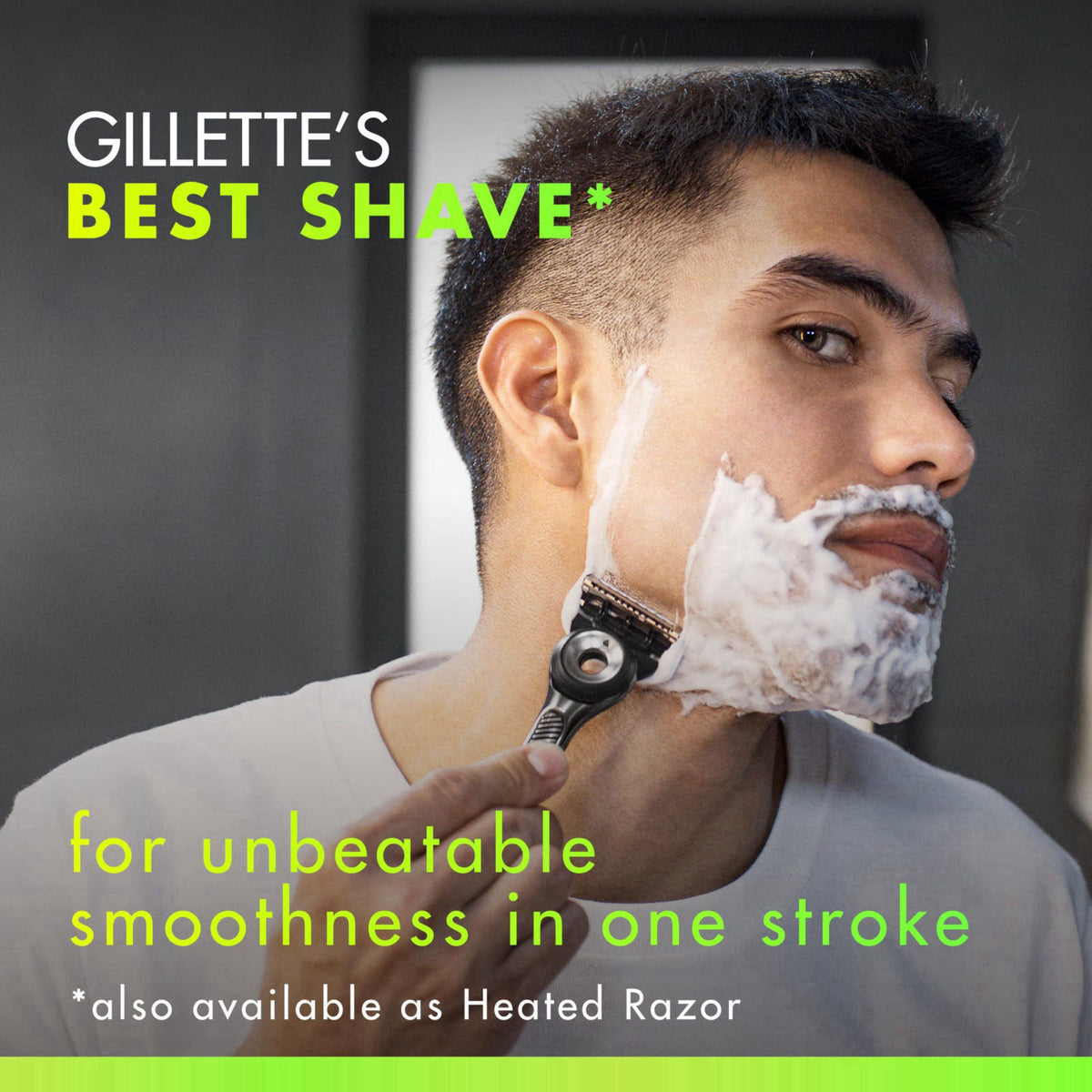 Gillette Labs Mens Razor, Shaving Kit for Men, Includes 1 Handle, 2 Razor Blade Refills, 1 Premium Magnetic Stand – pack