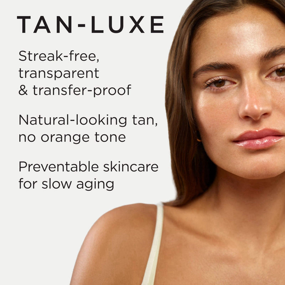 TAN-LUXE The Face - Illuminating Self-Tan Drops to Create Your Own Self Tanner, Cruelty & Toxin Free – packaging and lab