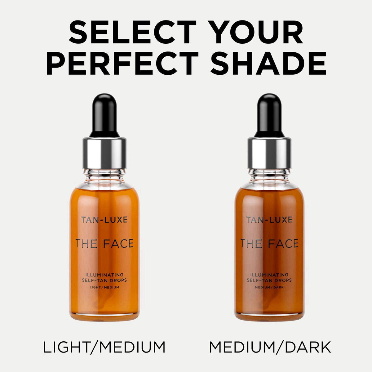 TAN-LUXE The Face - Illuminating Self-Tan Drops to Create Your Own Self Tanner, Cruelty & Toxin Free – Facial Self Tanne