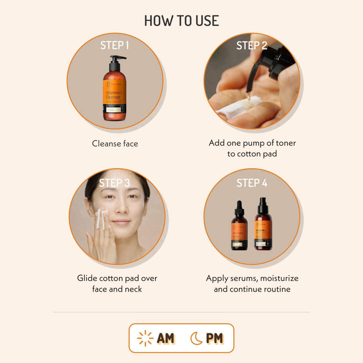 Eve Hansen Vitamin C Toner for face | 8 oz Hydrating Facial Toner Pore Minimizer with Anti Aging Aloe, Citric Acid & Tea