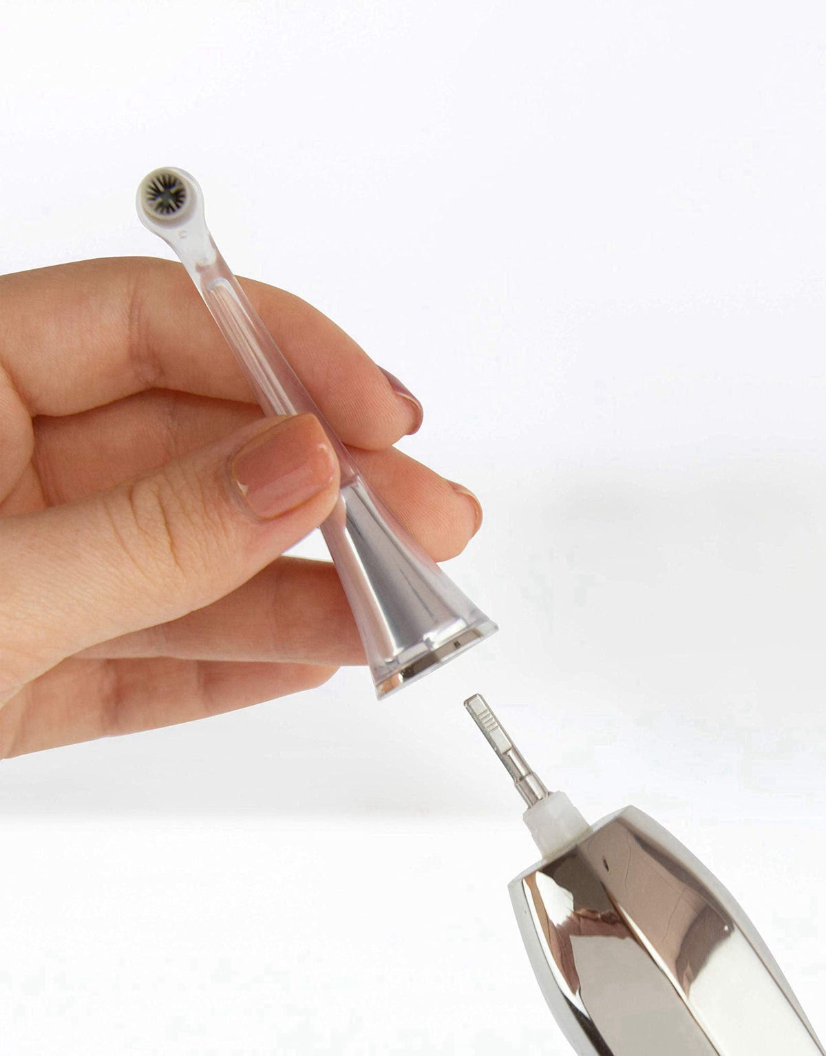 Supersmile Zina45 Replacement Polishing Head, Silver, Professional Tooth Polisher with Silicone Prophy Cup, Fits Zina45 
