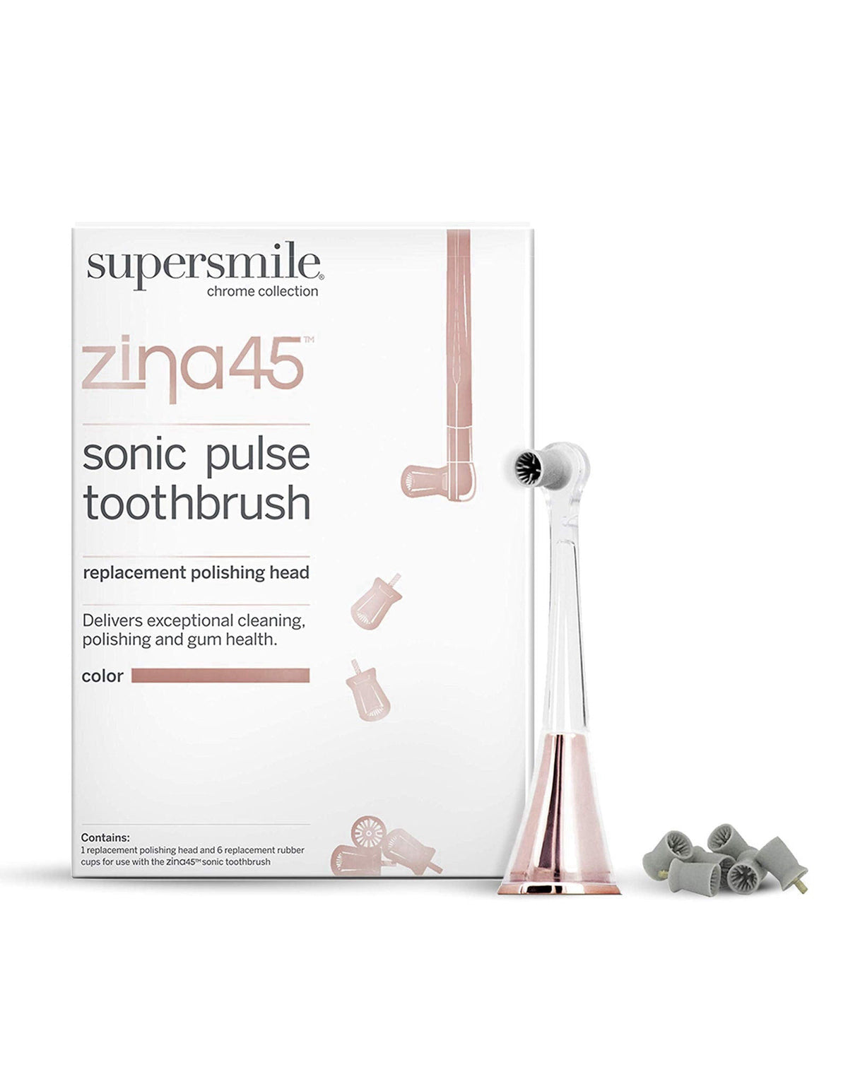 Supersmile – Toothbrush Replacement Heads on display