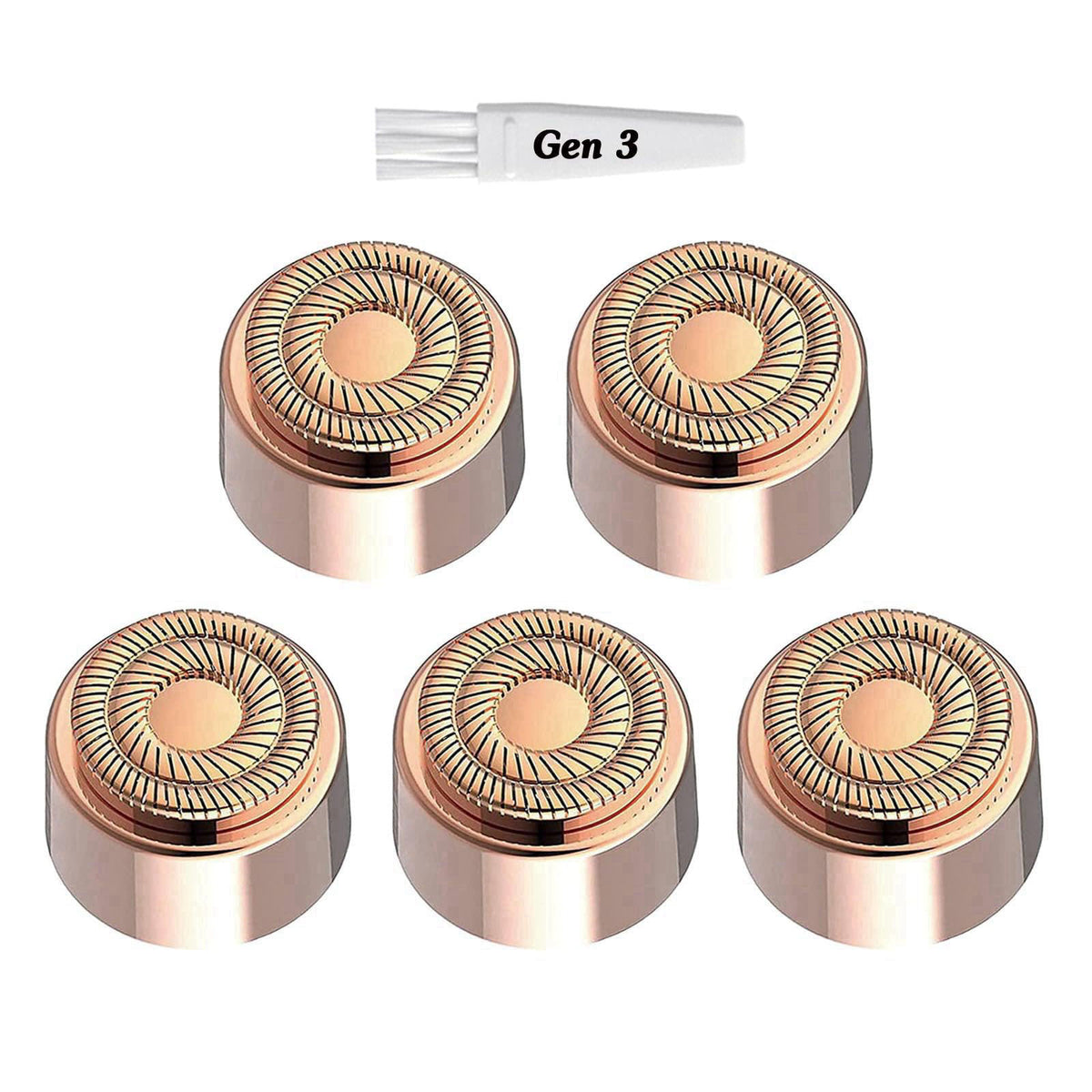 innobeaut Gen 3 Replacement Heads Compatible with Flawless Facial Remover, 5 Pack – product photo (Replacement Heads)