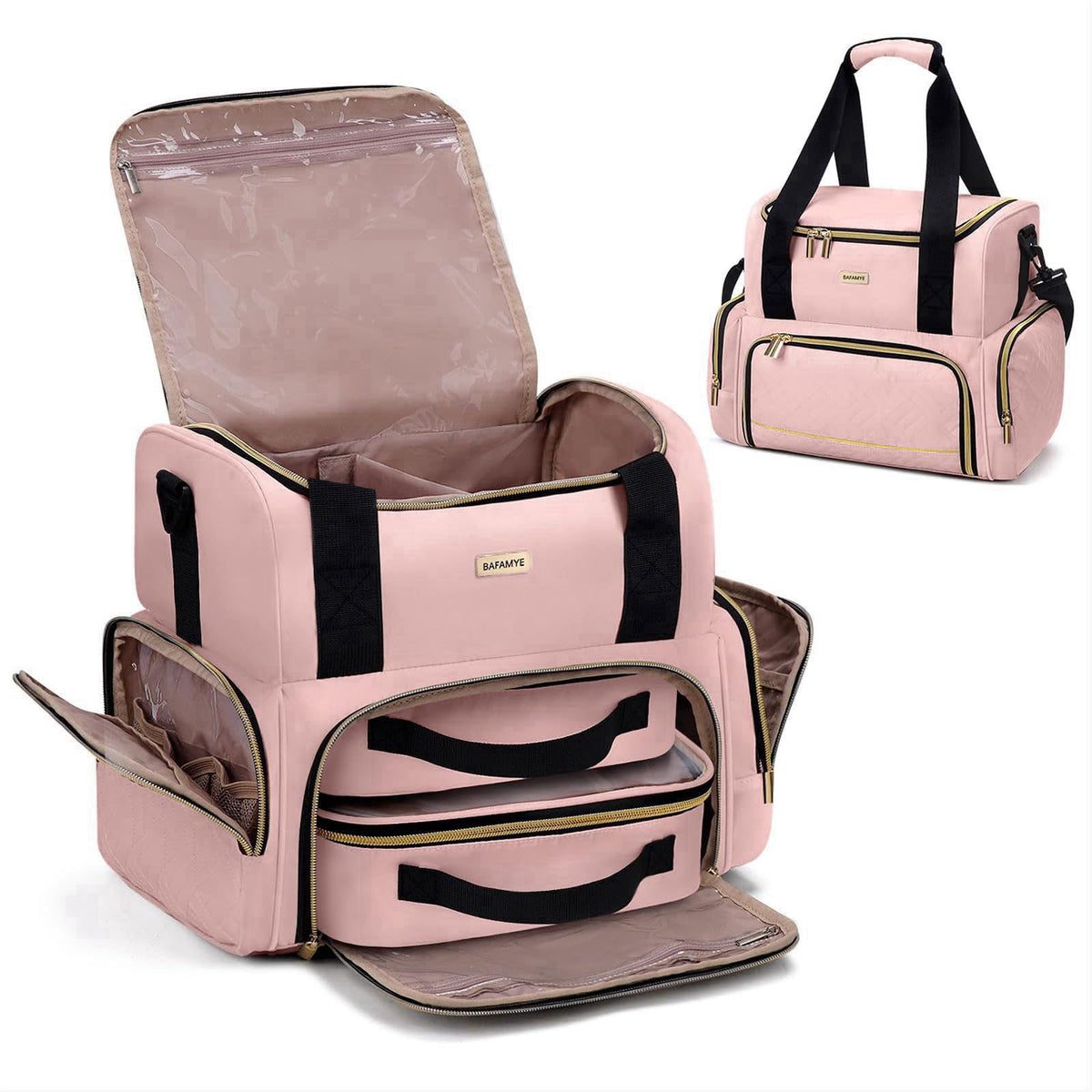BAFAMYE – Cosmetic Bags on display