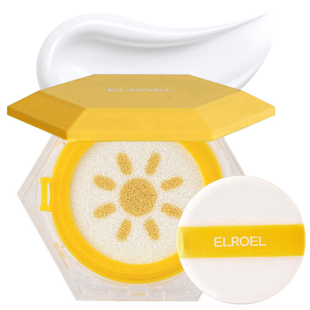 ELROEL Pang Pang Sun Cushion Plus - SPF 50 Face Sunscreen 0.53 oz – product photo (Facial Sunscreens)