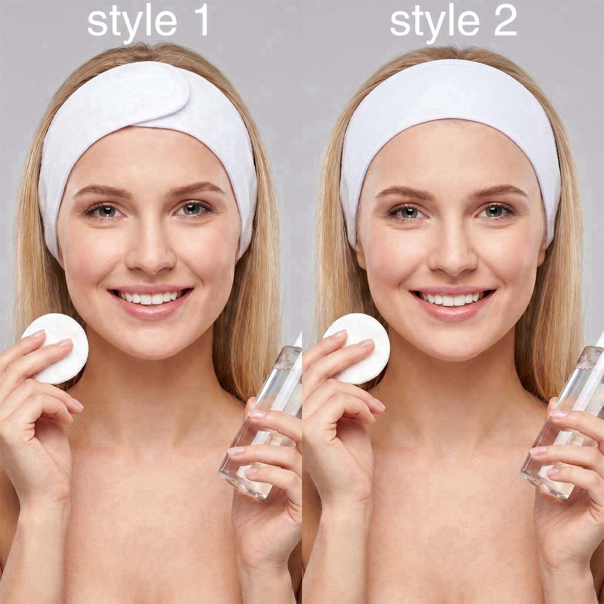 kuyeyzu 30 Pack Spa Headband for Women, Makeup Headband Adjustable Terry Cloth Face Wash Headbands for Shower, Skincare,