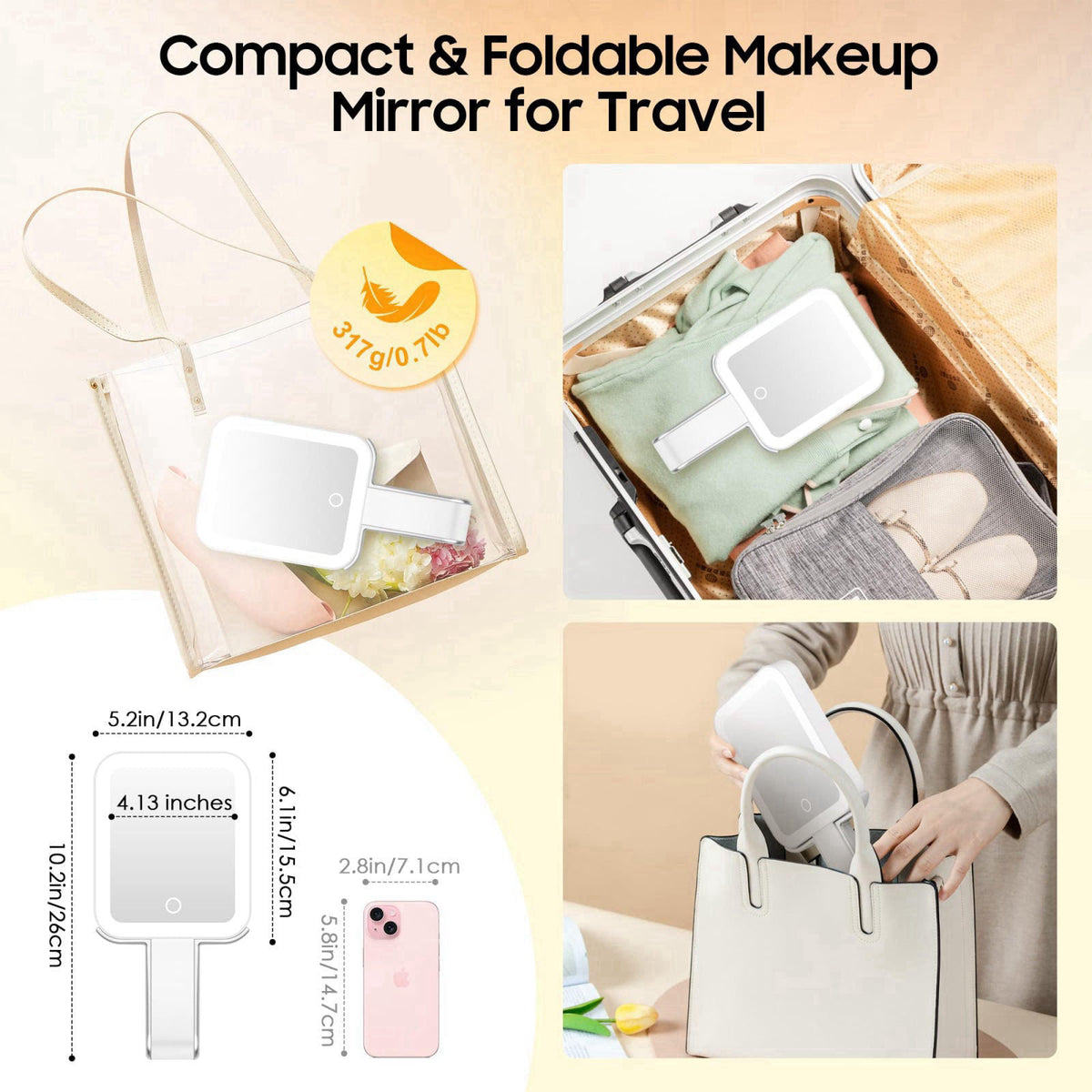 B Beauty Planet – Compact &amp; Travel Mirrors on display
