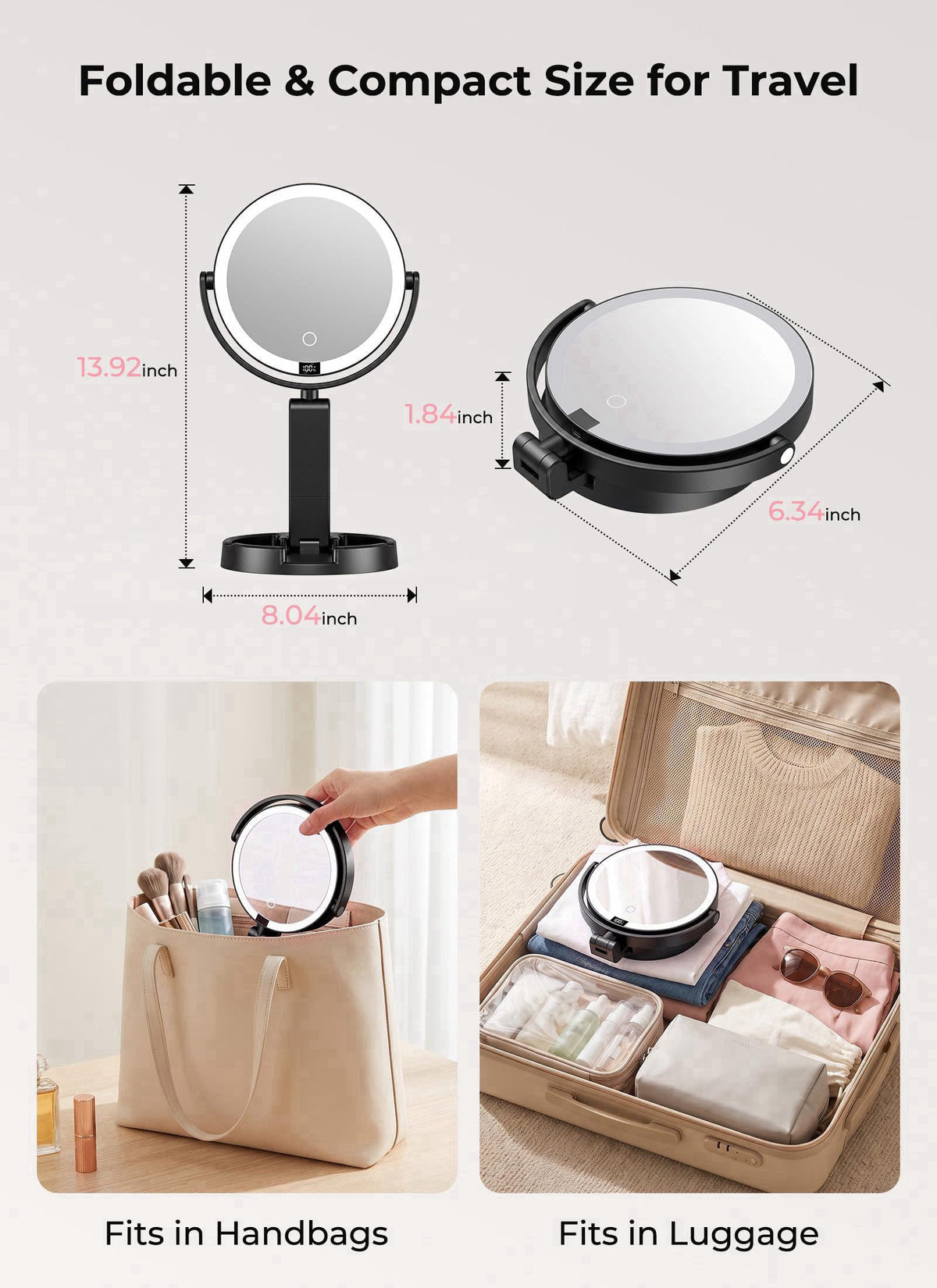 Brightown – Compact &amp; Travel Mirrors on display