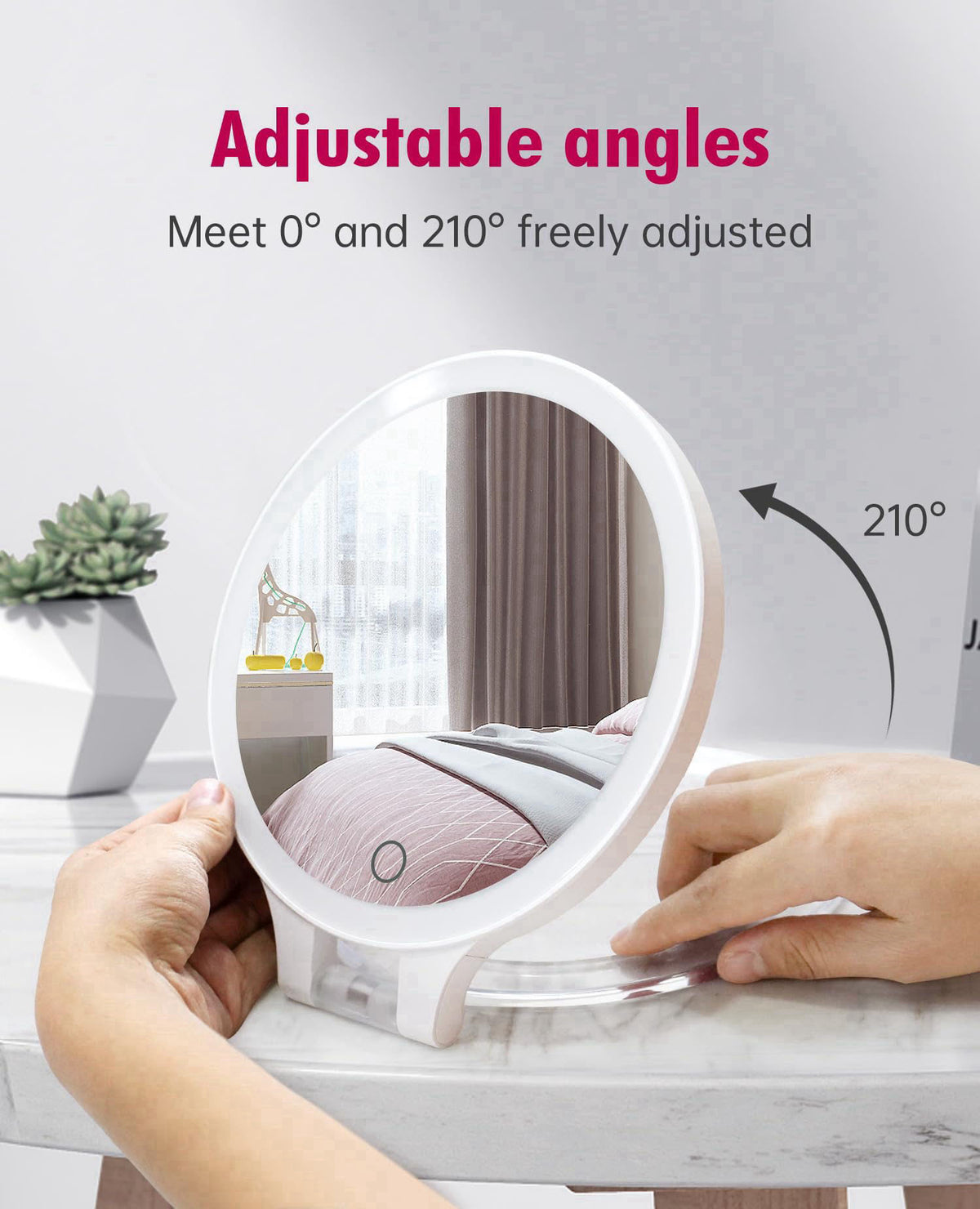 FASCINATE – Makeup Mirrors on display