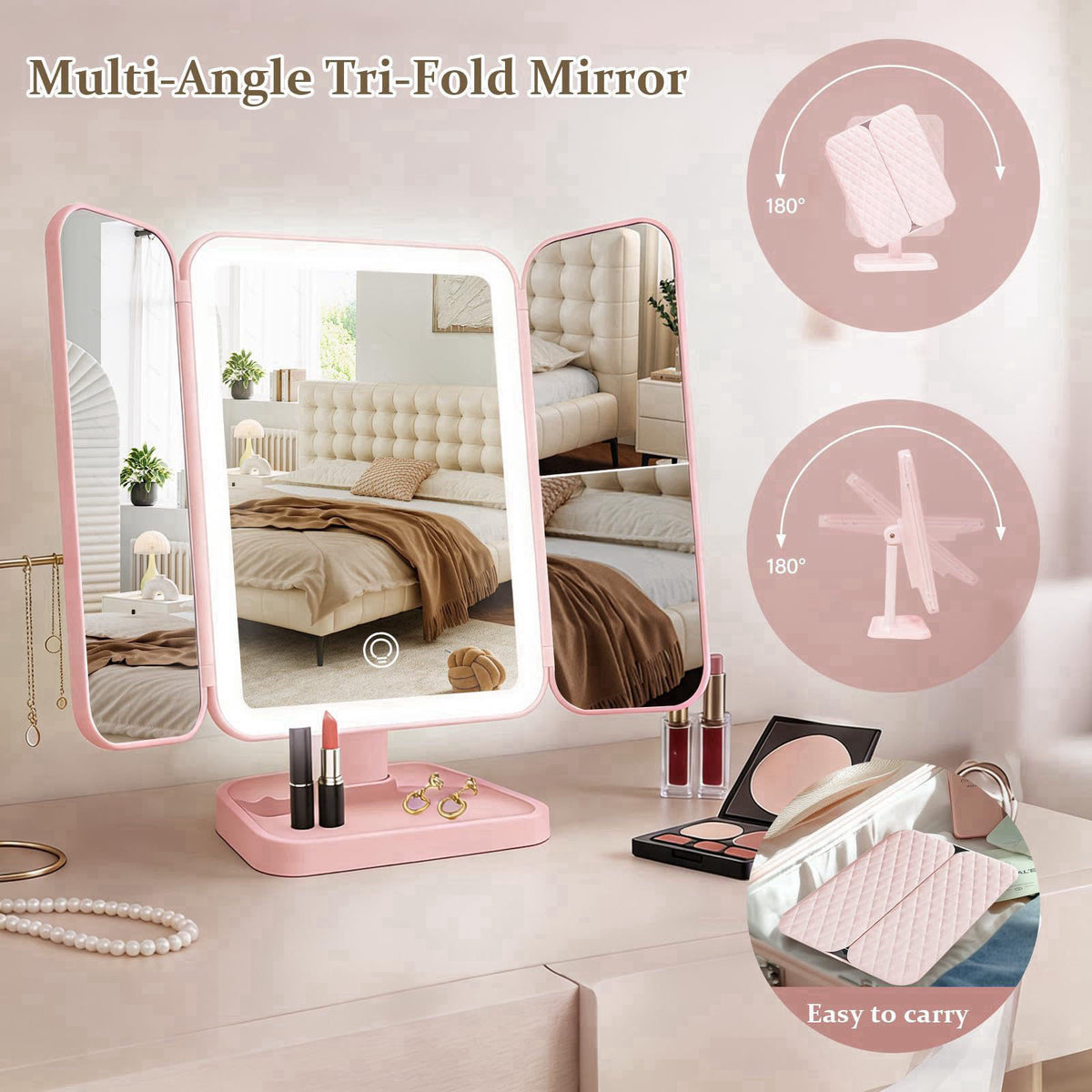 Jesmaikor – Makeup Mirrors on display