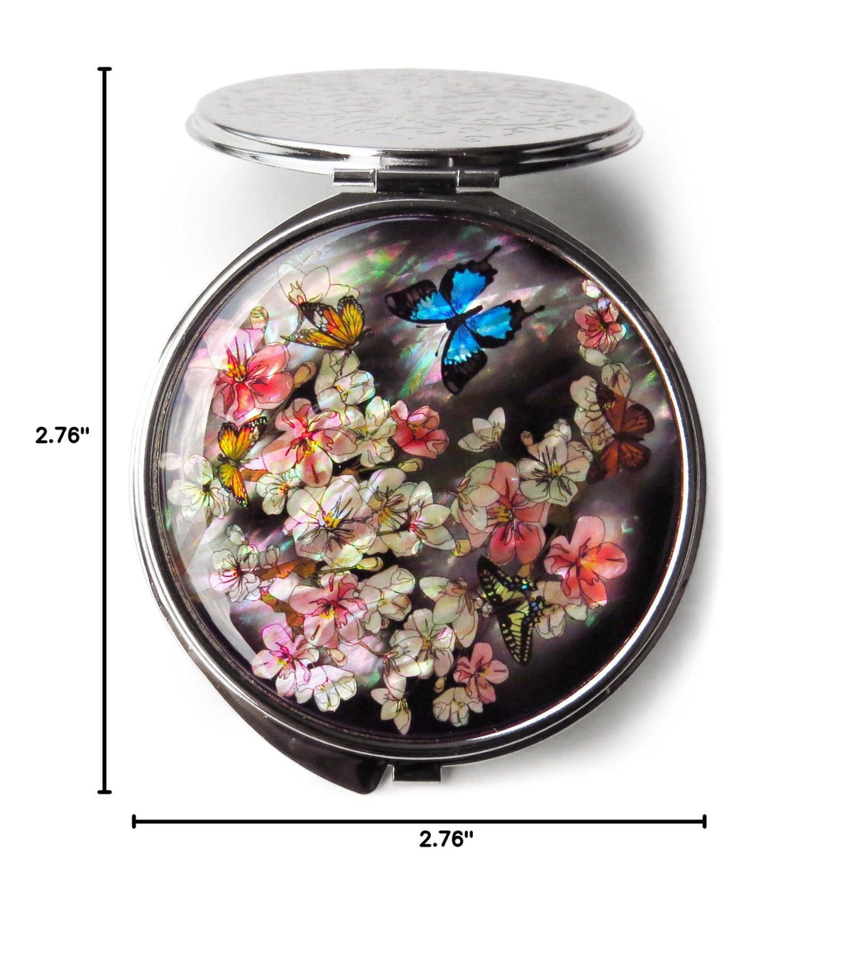 MADDesign Mother of Pearl – Compact &amp; Travel Mirrors on display