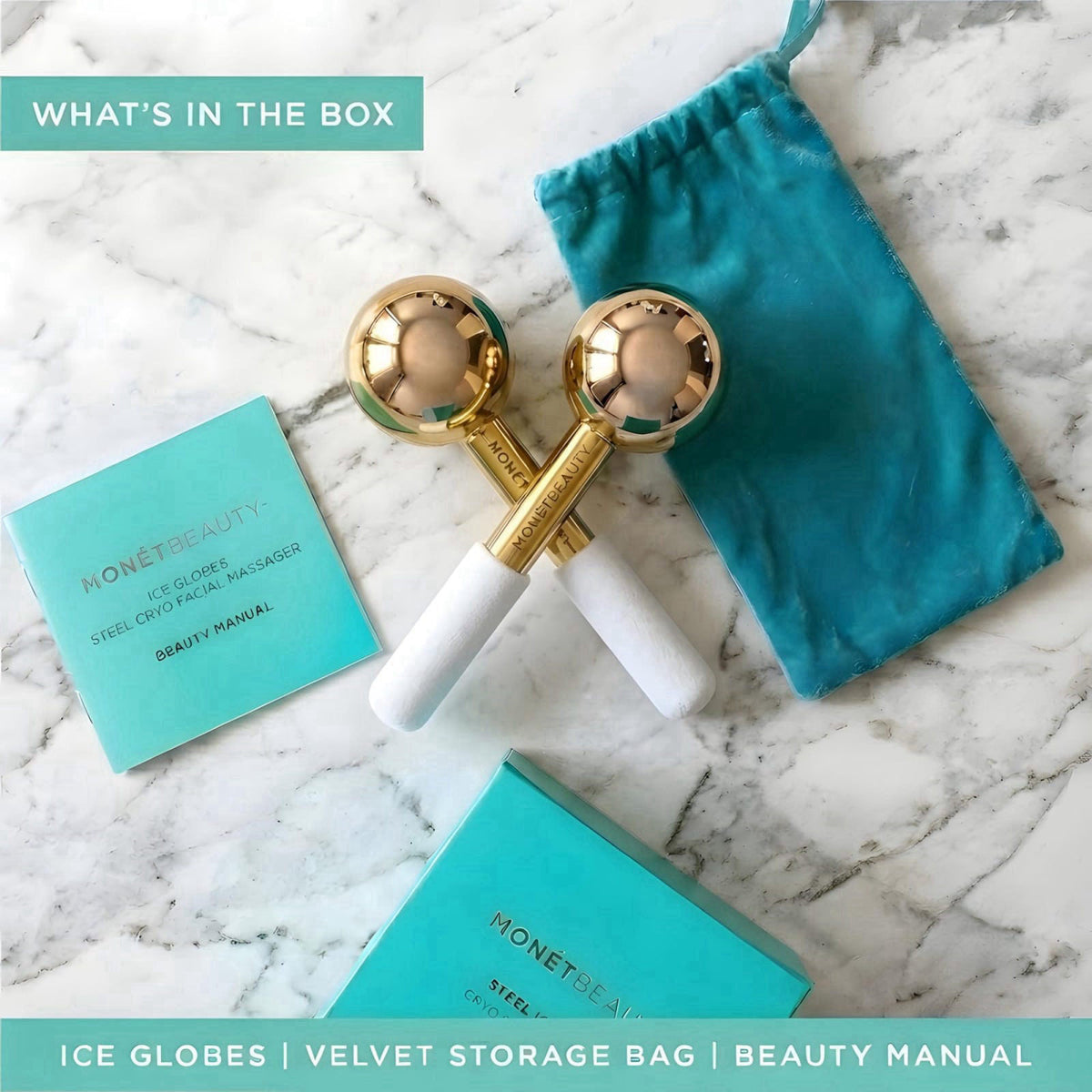 Mon&eacute;tBeauty – Facial Rollers on display