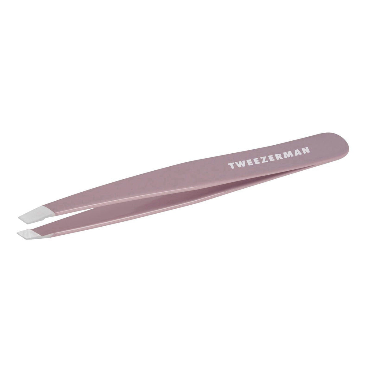 Tweezerman Slant Tweezer- Tweezerman Tweezers for Eyebrows Purple Wisteria – product photo (Tweezers)