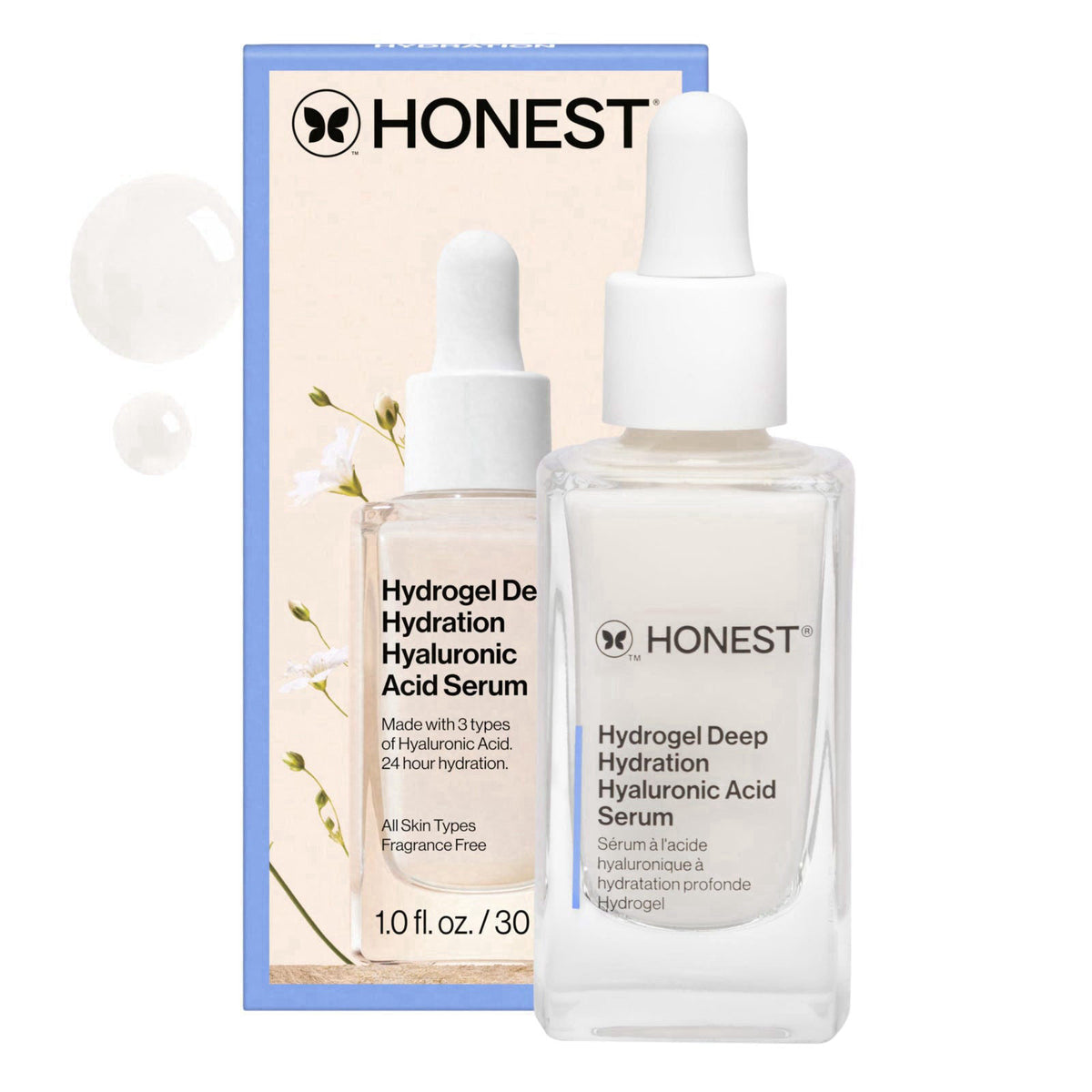 Honest Beauty Hydrogel Deep Hydration Hyaluronic Acid Serum, 1 fl oz – product photo (Serums)