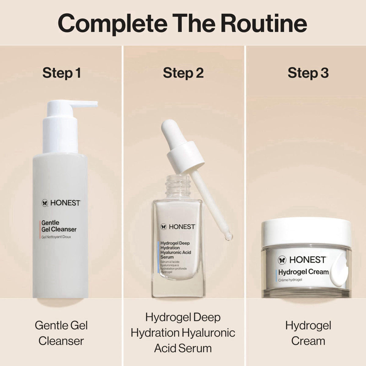 Honest Beauty Hydrogel Deep Hydration Hyaluronic Acid Serum, 1 fl oz – alternate angle