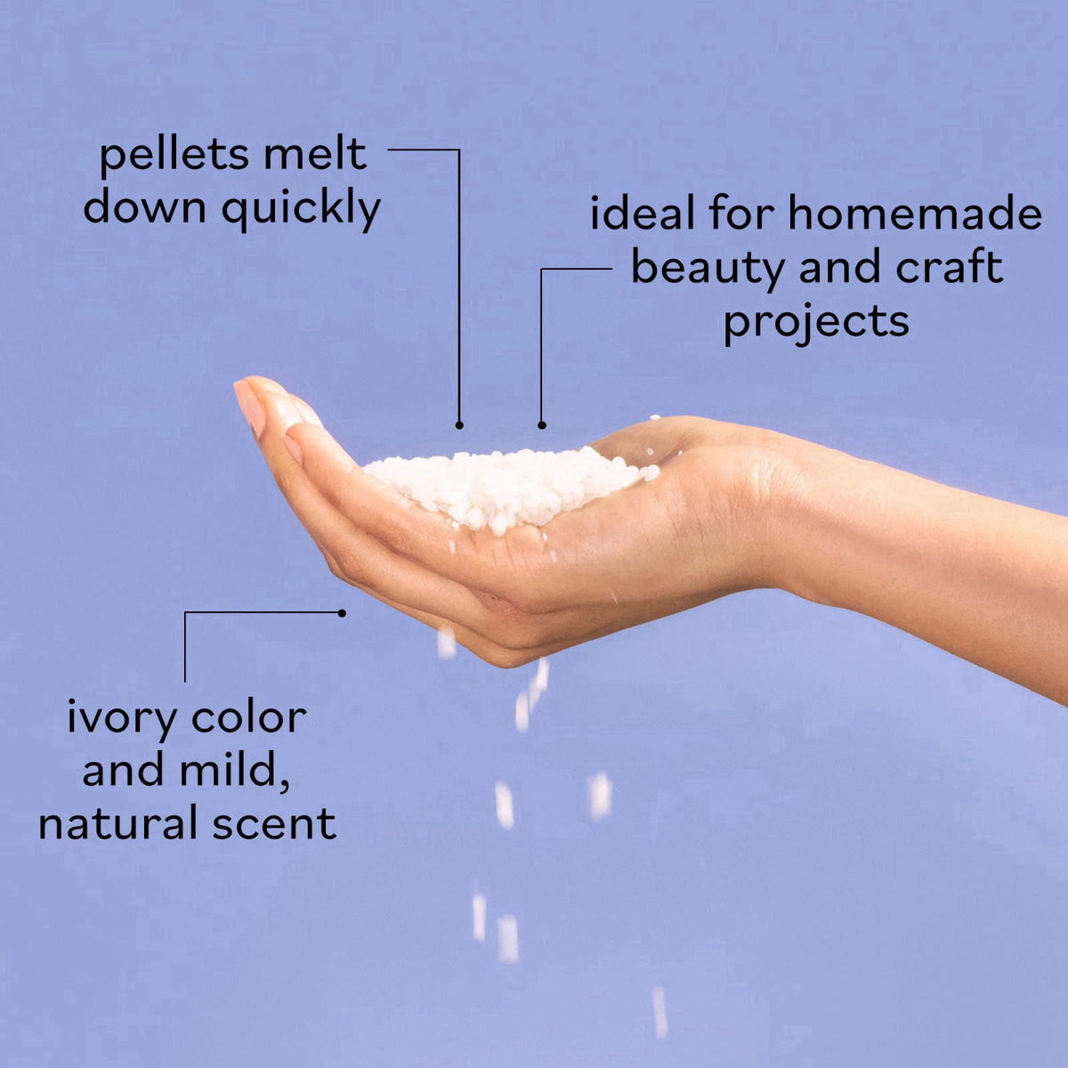 Sky Organics Organic White Beeswax Pellets 16oz, DIY Beauty, USDA Organic – full view