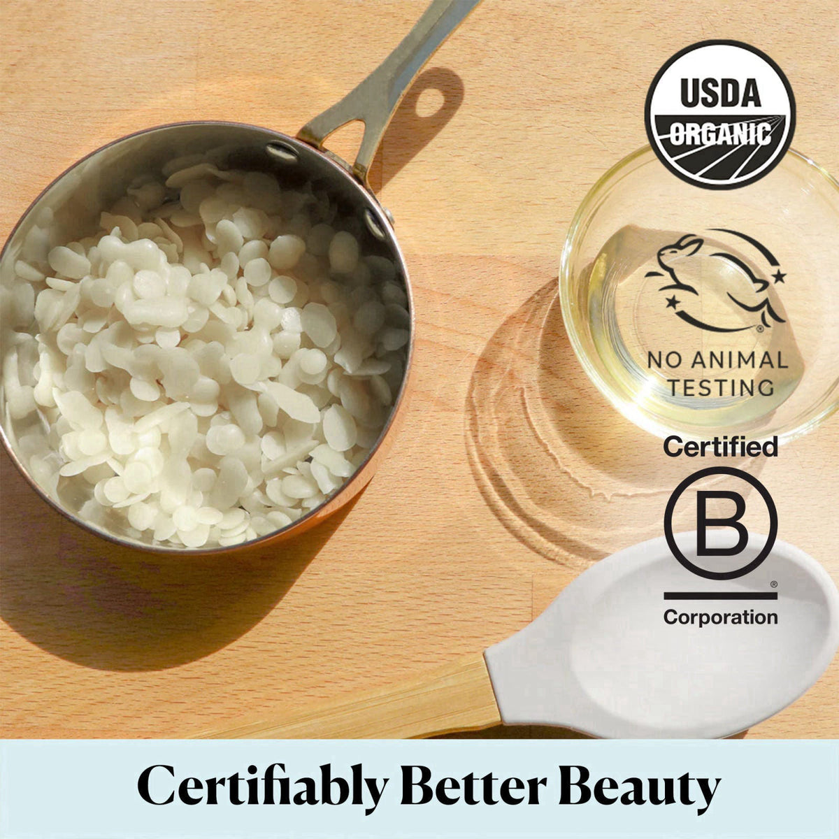 Sky Organics Organic White Beeswax Pellets 16oz, DIY Beauty, USDA Organic – alternate angle
