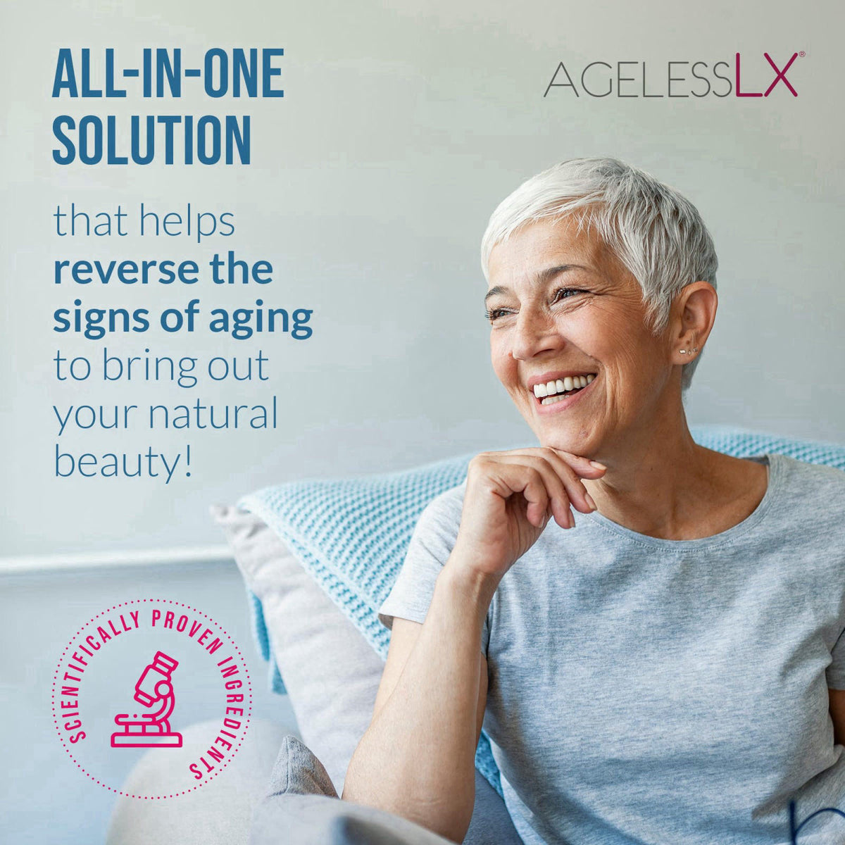 AgelessLX - Hydrasilk Eye Cream - Firming Under Eye Cream for Dark Circles and Puffiness - Hyaluronic Acid Moisturizer f
