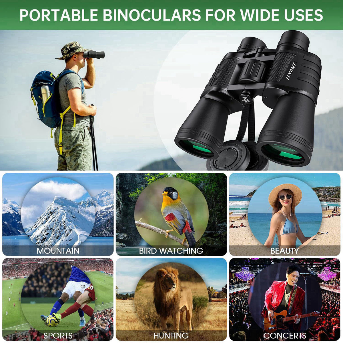FLYANT – Binoculars on display