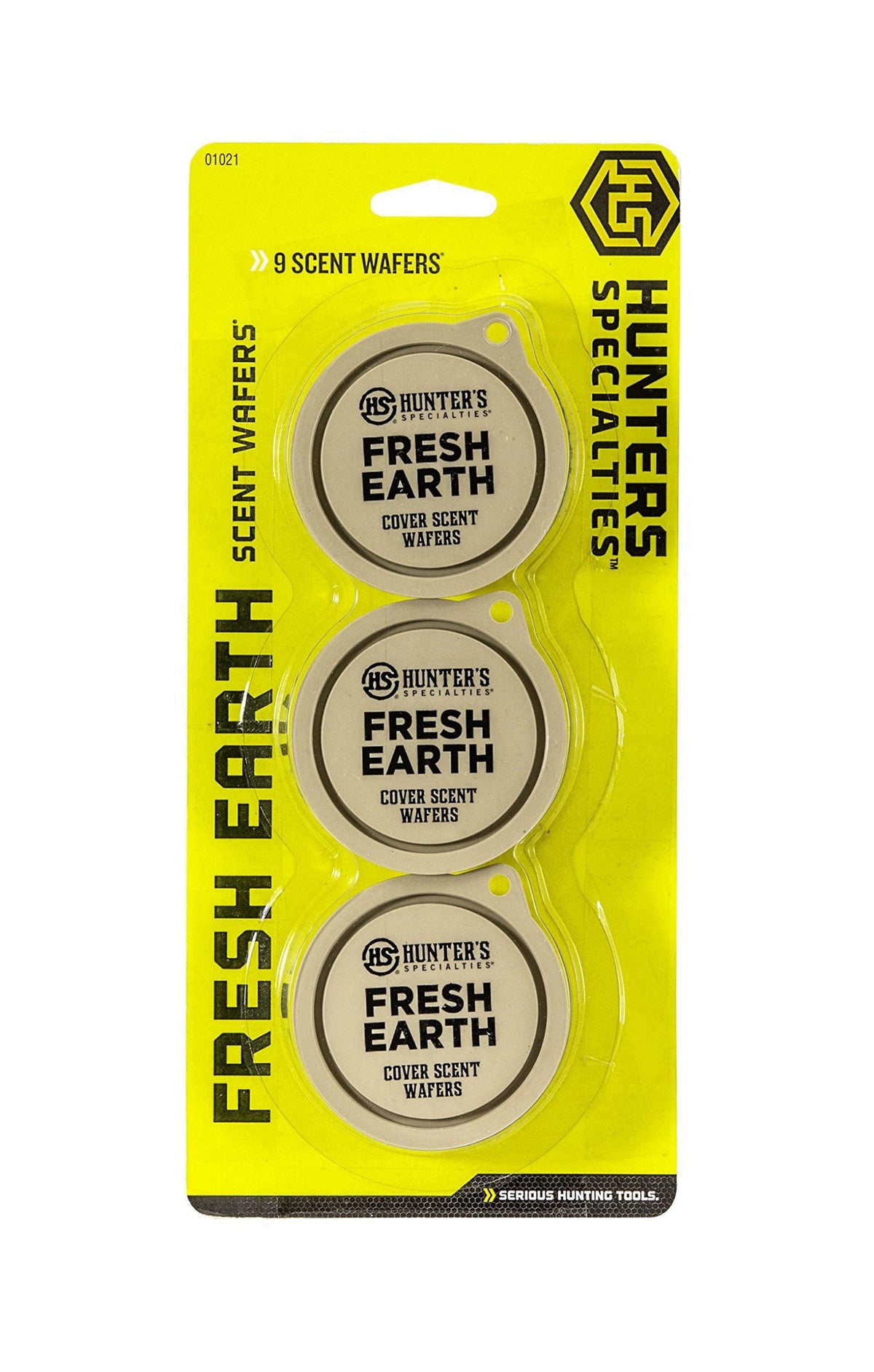 Hunters Specialties Long Lasting Cover Scent Wafers for Hunting - 3 Wafers Per Pack, 3 Safety Pins Included – close-up d
