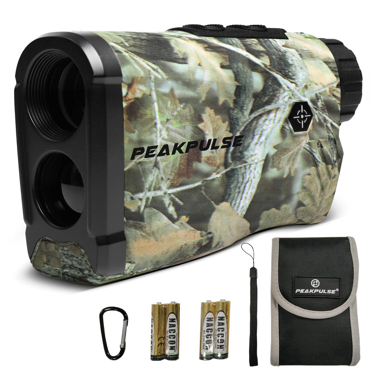 PEAKPULSE Hunting Range Finder 1400Yds 6X Angle Height Spare Batt. – LC1200A-GR, Acrylonitrile Butadiene Styrene, Silico
