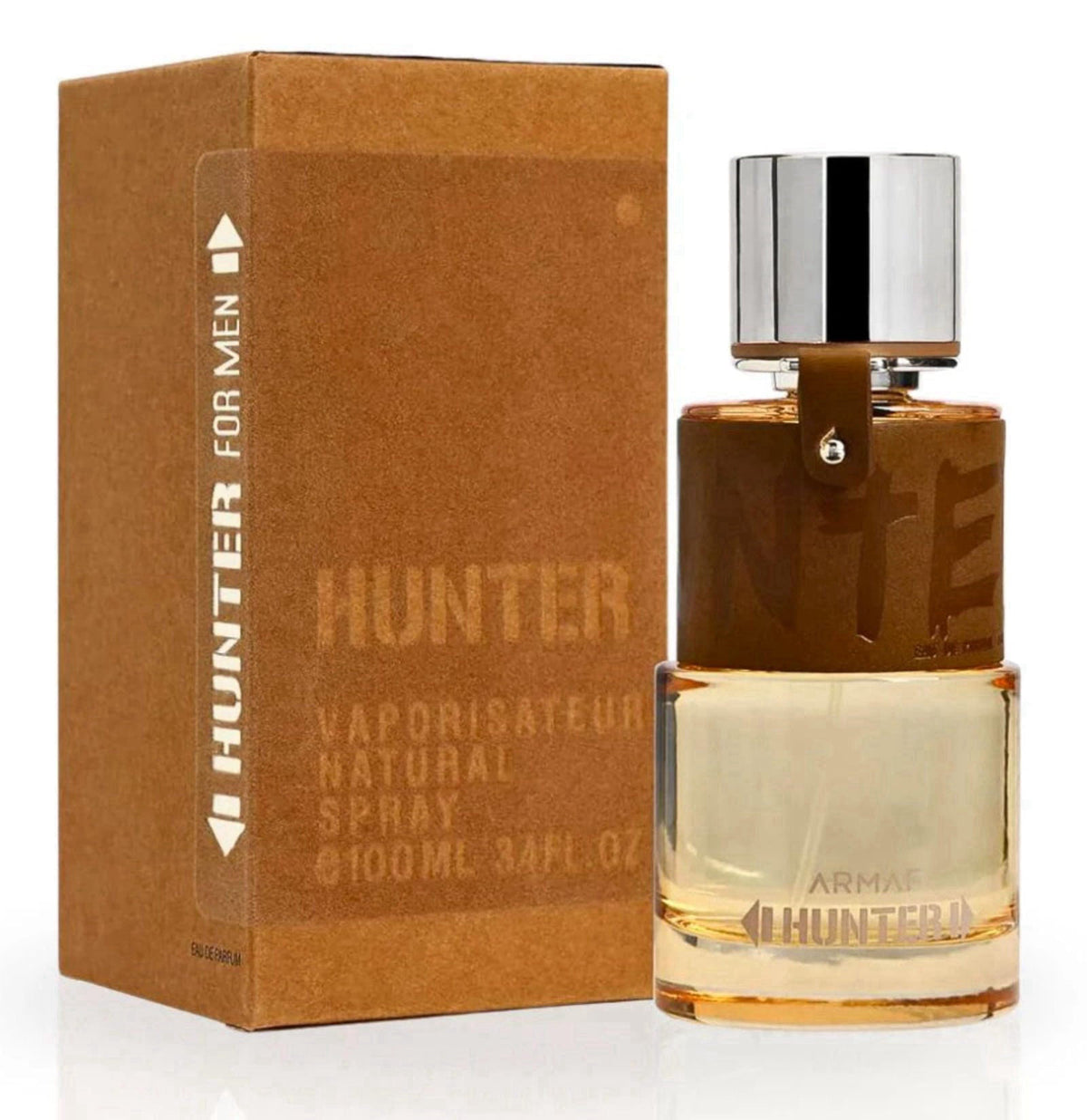 Armaf Hunter for Men Eau de Toilette Spray, 3.4 Ounce – packaging and label
