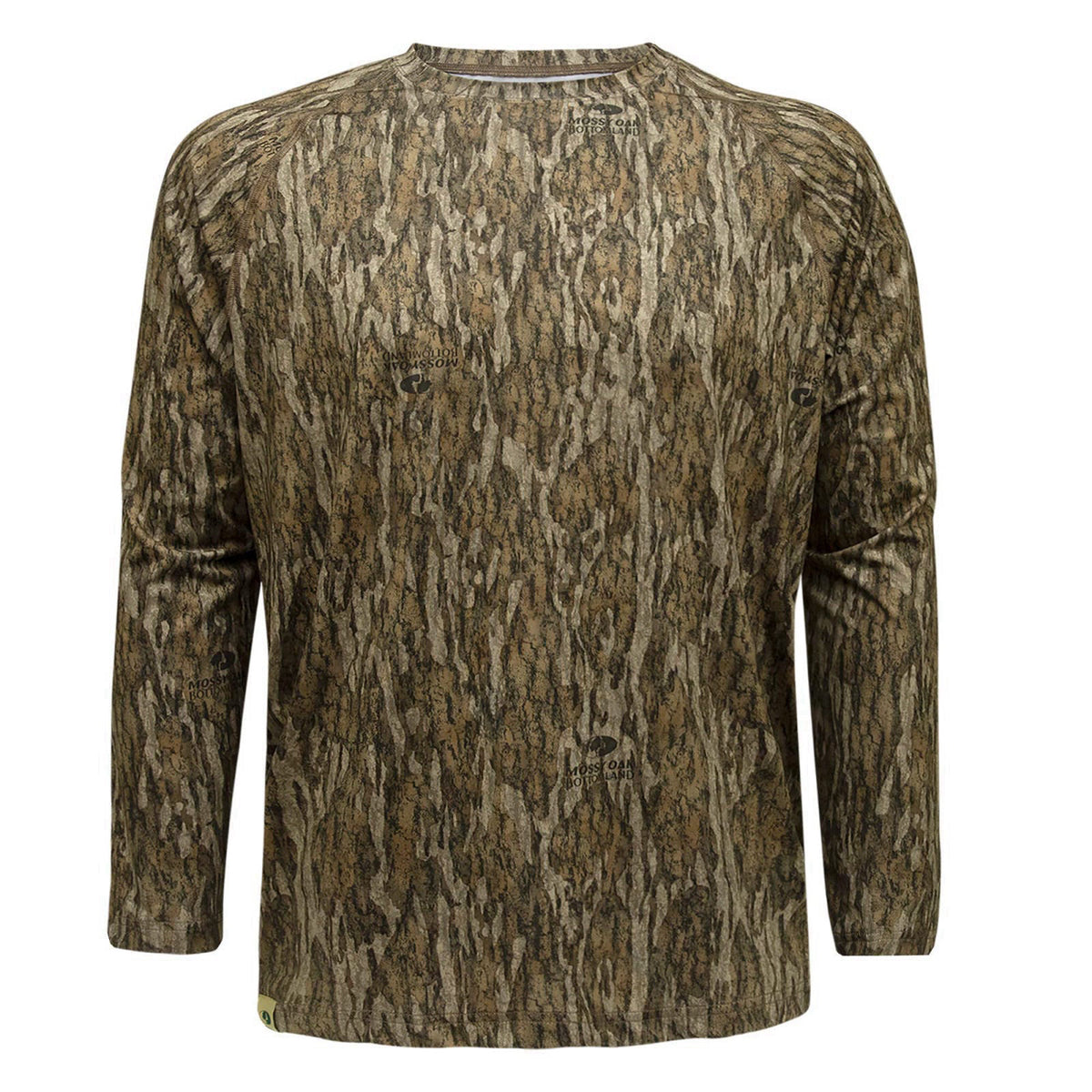 Mossy Oak Tibbee Flex Men's Long Sleeve Camo Hunting Shirts – 88% Polyester, 12% Spandex, Chest (in)