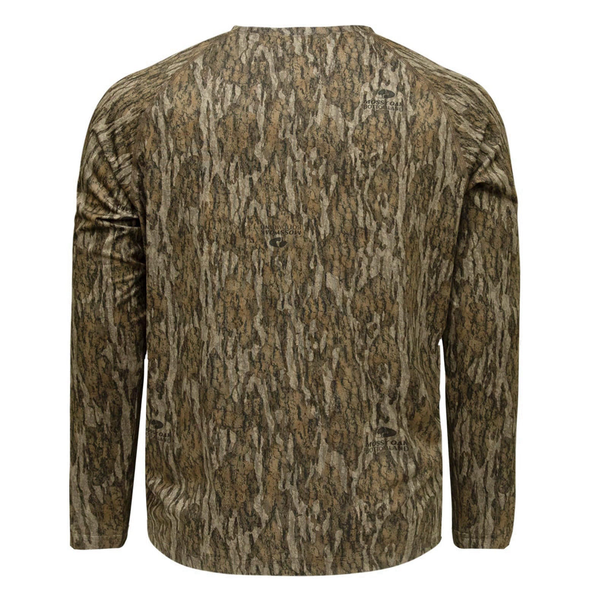 Mossy Oak Tibbee Flex Men's Long Sleeve Camo Hunting Shirts – close-up detail