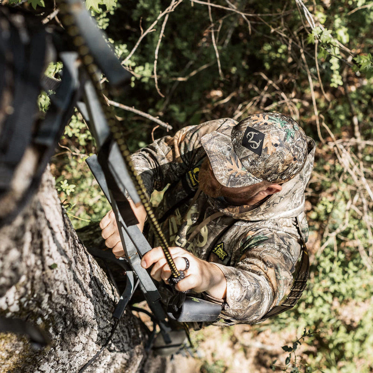 Hunter Safety System Lifeline – Treestand Safety Rope System with Ground-to-Stand Fall Protection & Silent Climbing – al