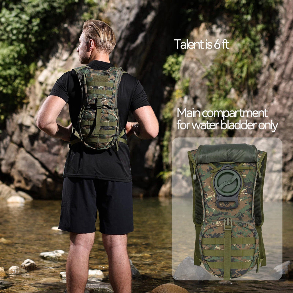 MARCHWAY – Hydration Packs on display