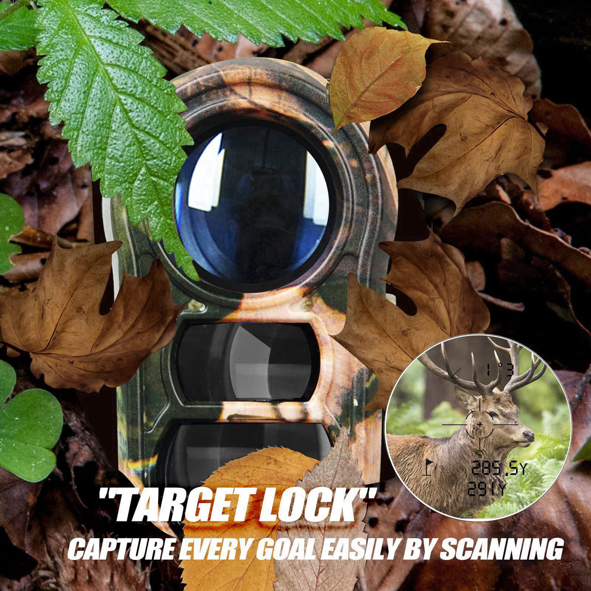 REVASRI Hunting Laser Rangefinder with Rechargeable Battery 1000 Yards Hunting Range Finder with Target Acquisition Tech