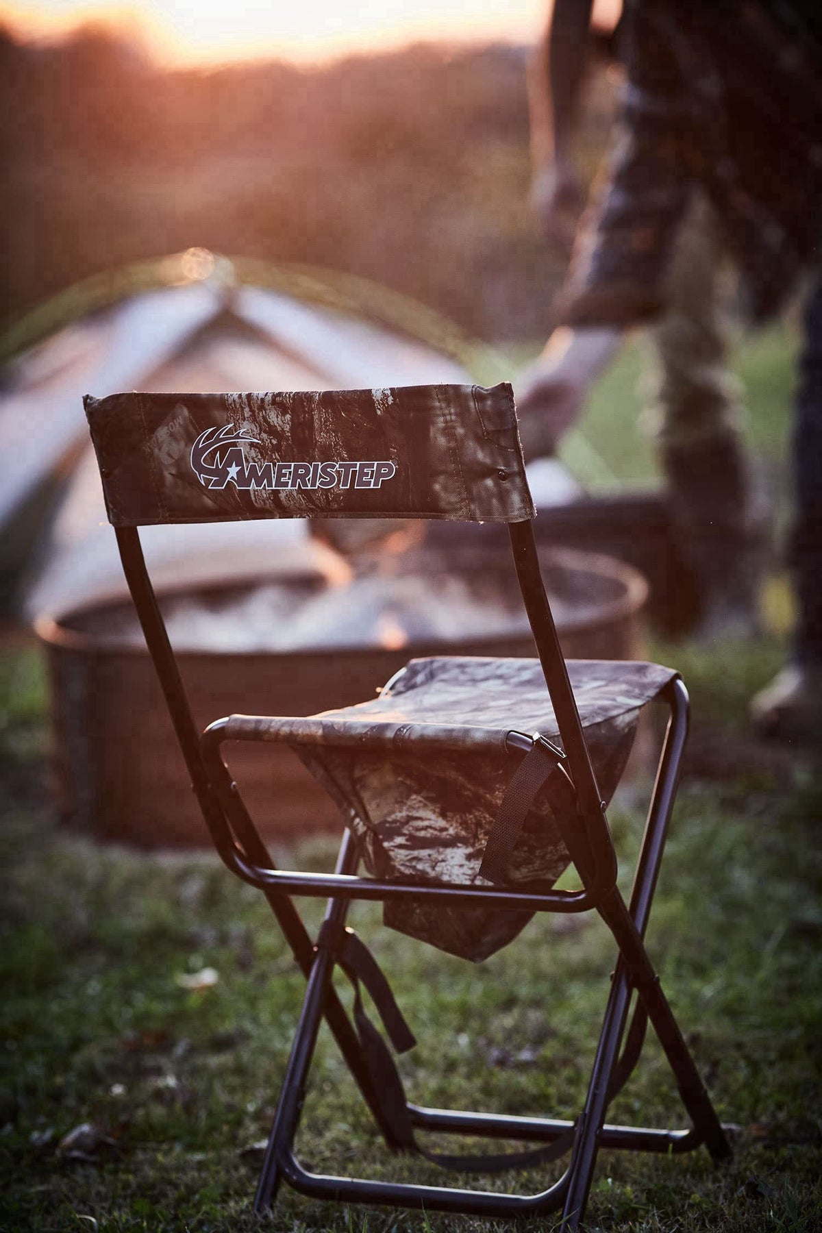 Ameristep Hunting Blind Chair, Mossy Oak Break-up Country – close-up detail