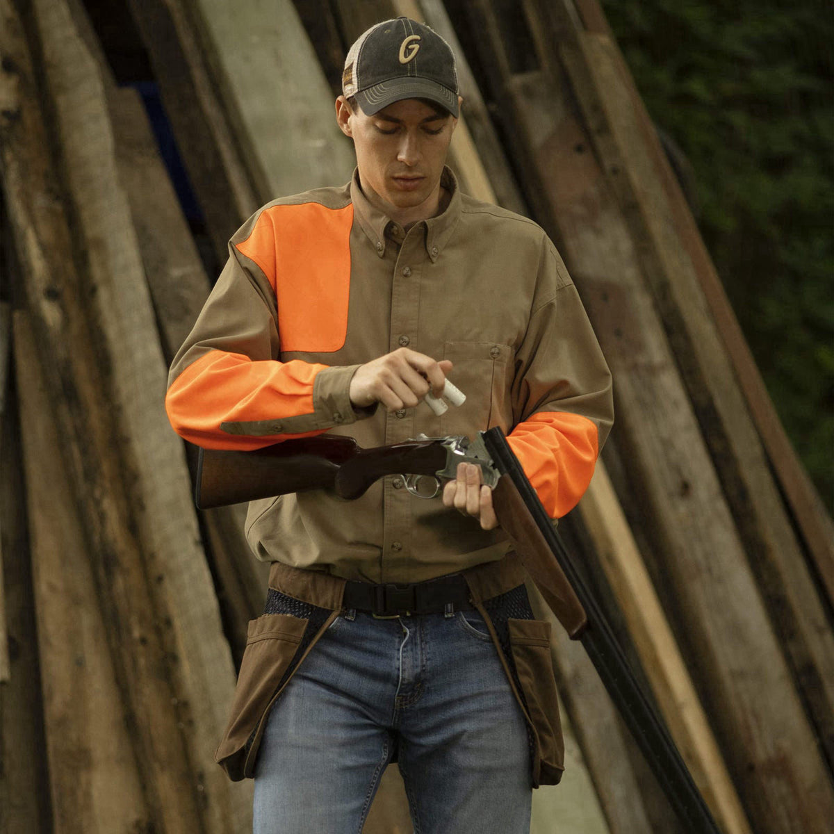 Gamehide Upland Field Hunting Shooting Shirt – packaging and label