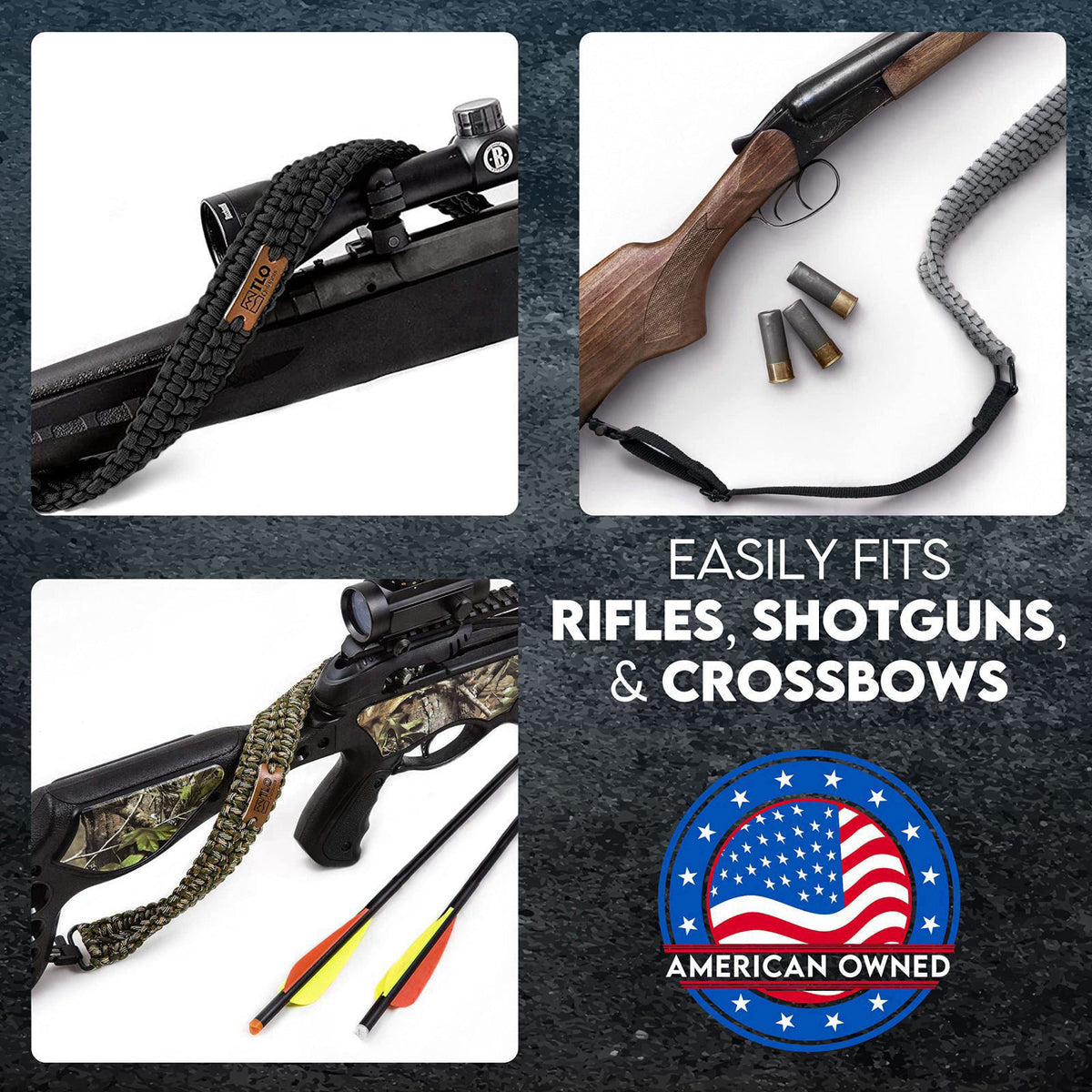 TLO Outdoors – Gun Slings on display