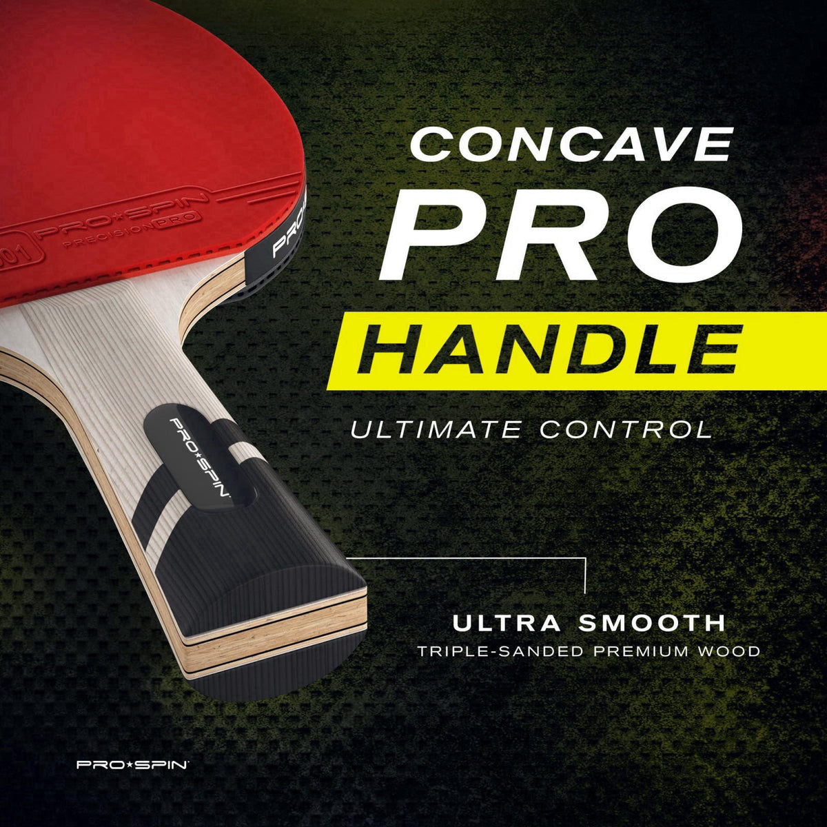PRO-SPIN Ping Pong Paddles – ITTF Approved Professional Table Tennis Rackets with Carbon Fiber for Superior Control | 7-